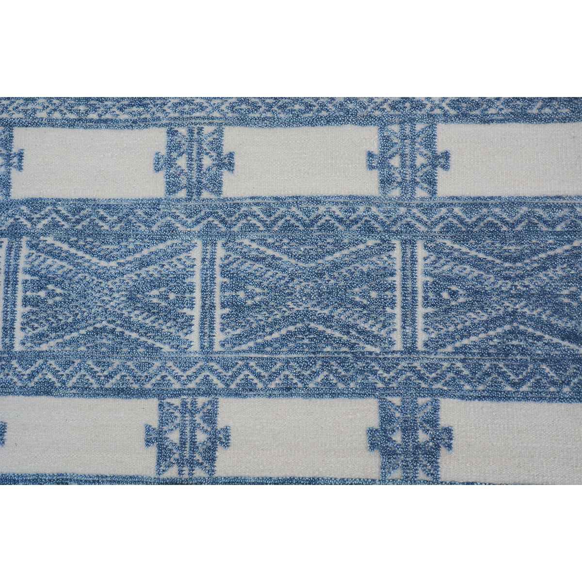 MOROCCAN TZ178 BEIGE / BLUE