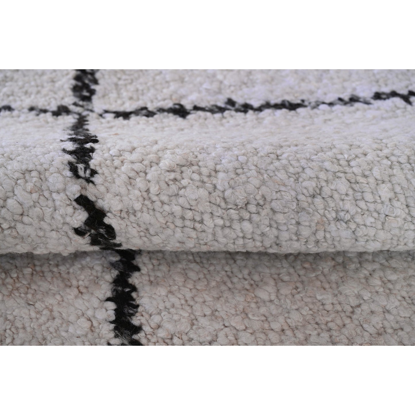 MOROCCAN TZ473 IVORY / CHARCOAL
