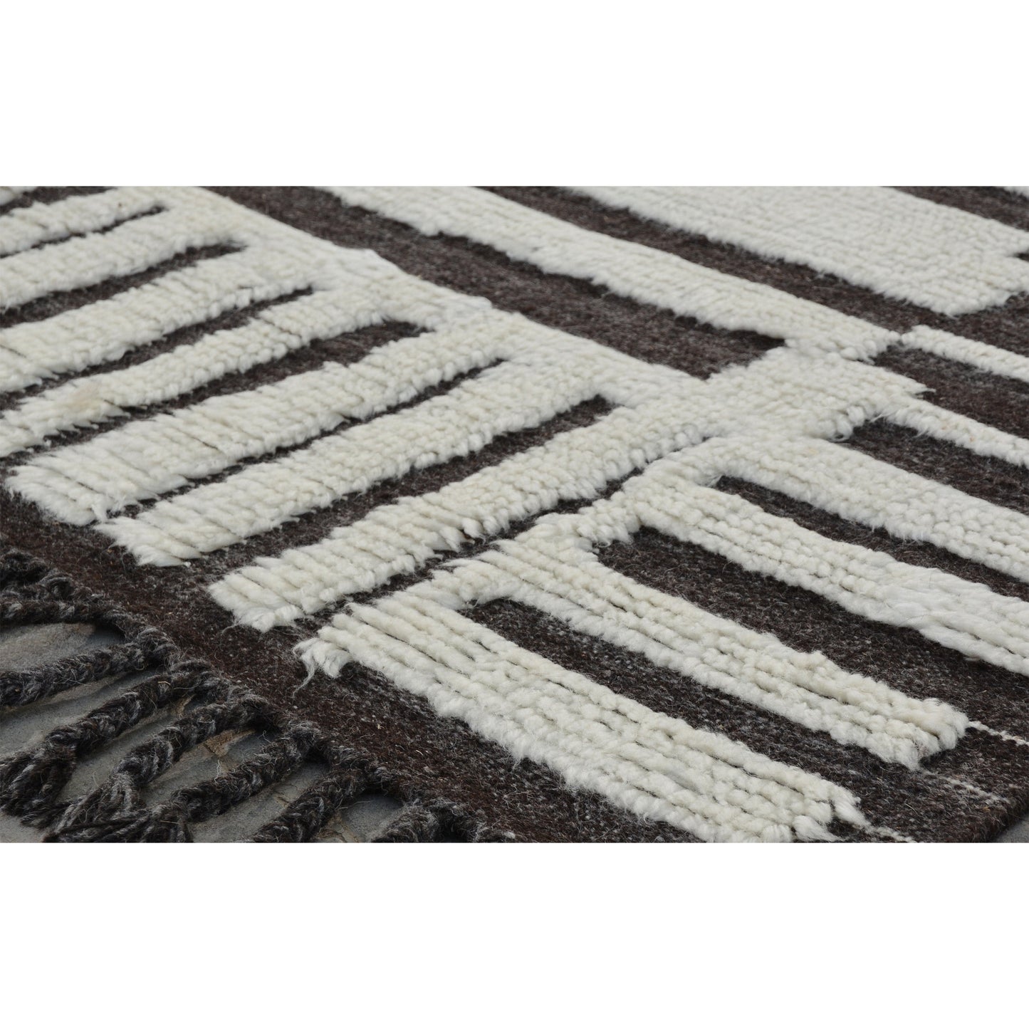 MOROCCAN TZ532 CHARCOAL / IVORY