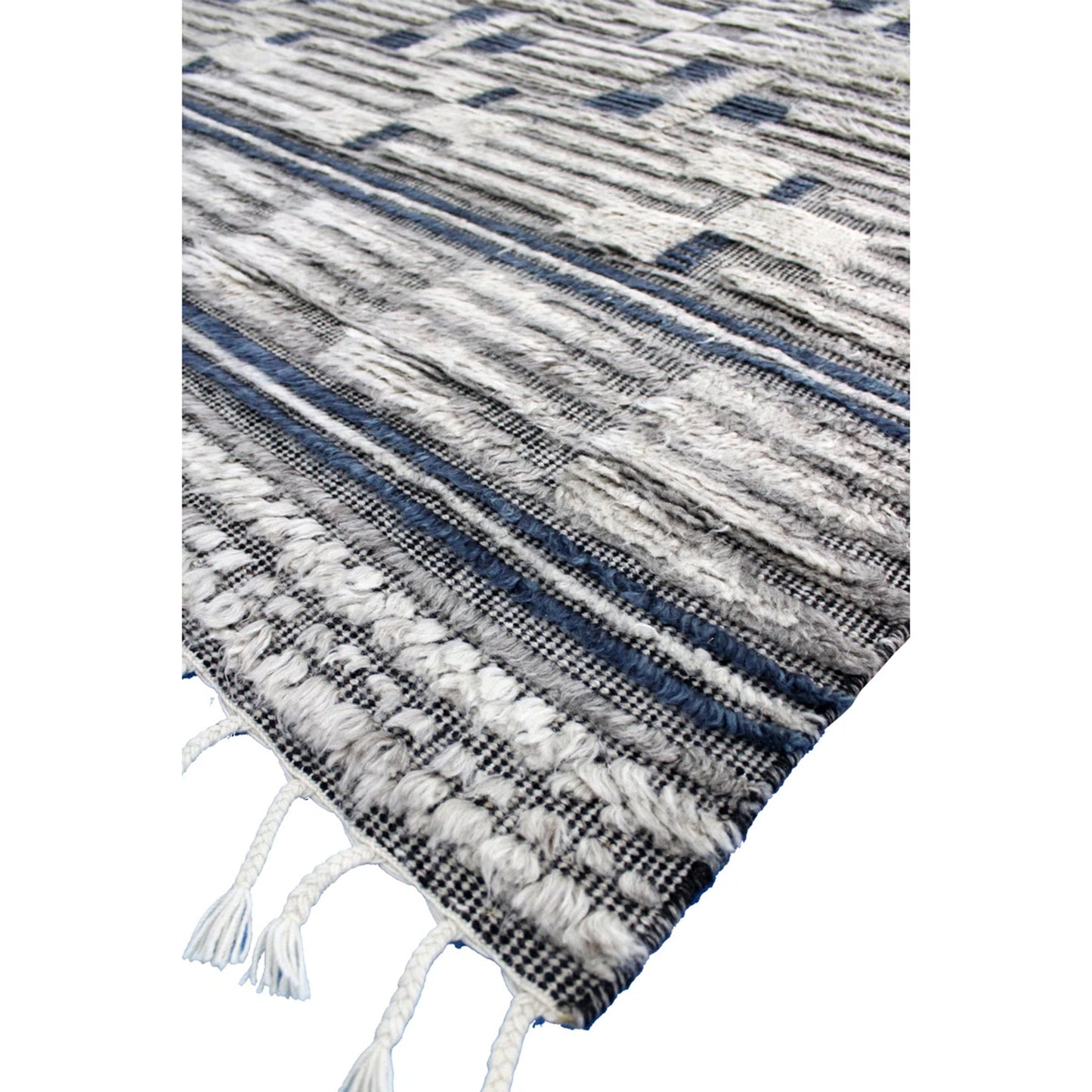 MOROCCAN TZ602 LIGHT GREY / DARK BLUE