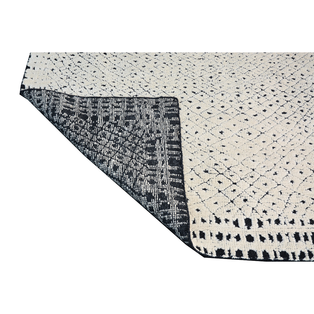 MOROCCAN TZ705 IVORY / BLACK