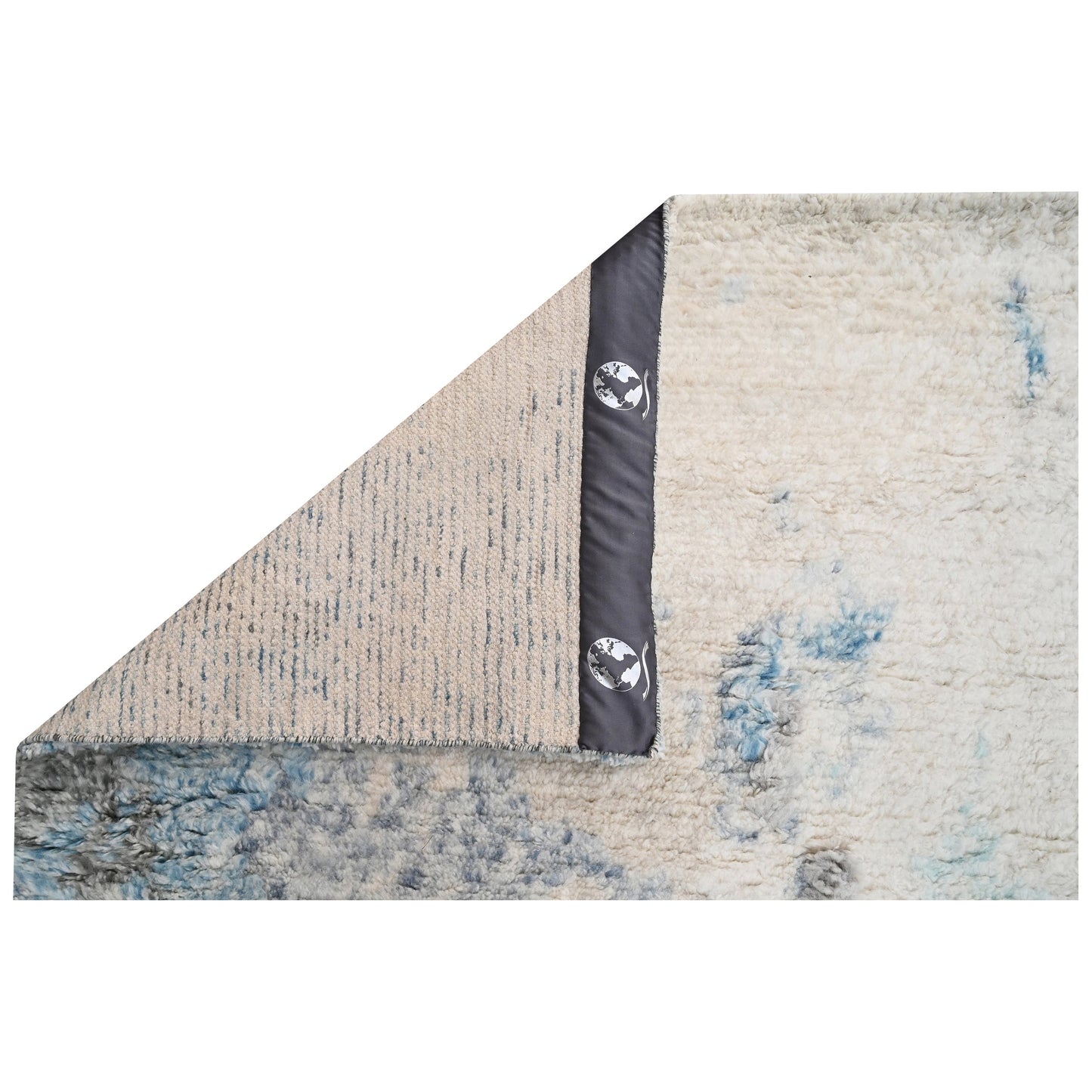 MOROCCAN TZN34 IVORY / BLUE