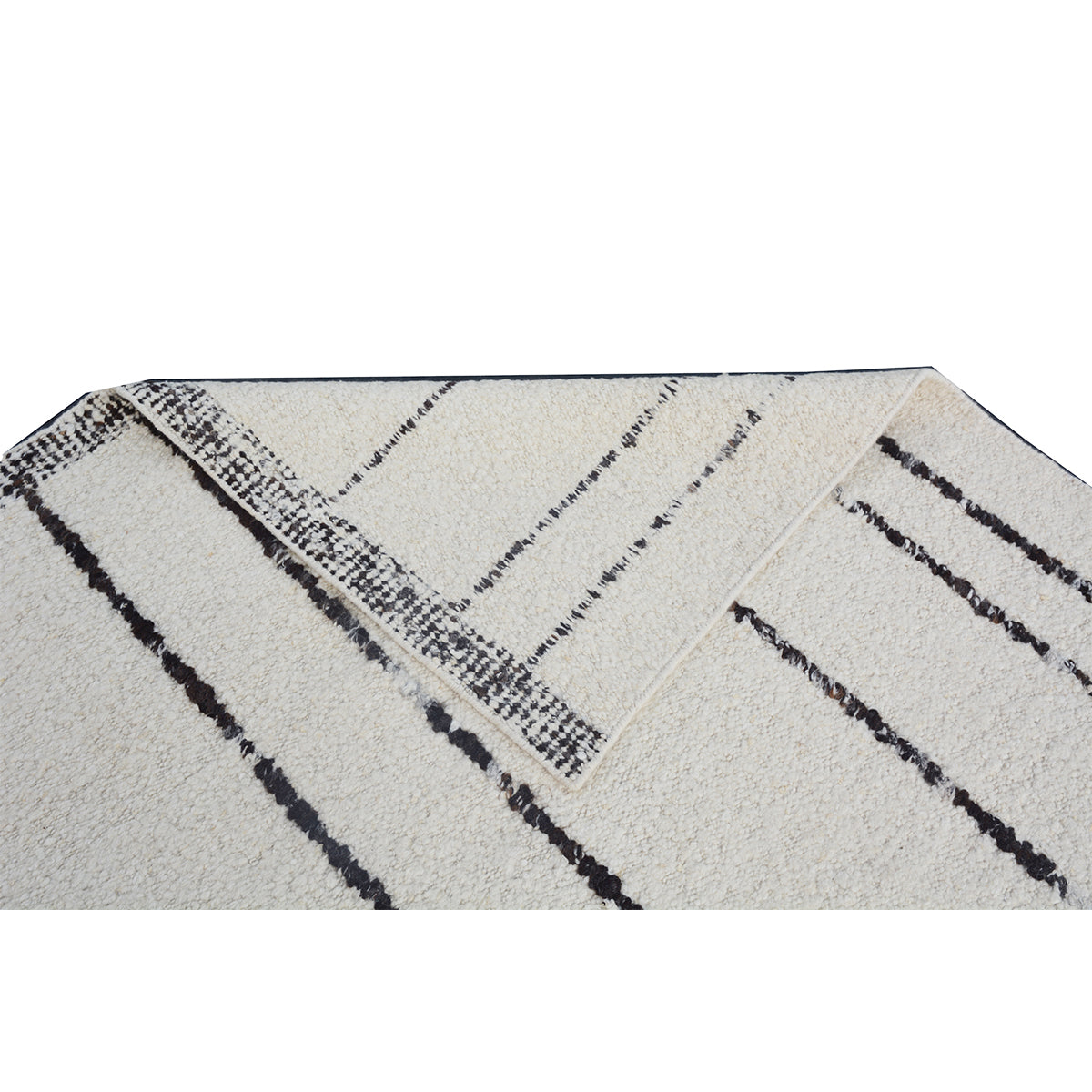 MOROCCAN VERTZ IVORY / BLACK