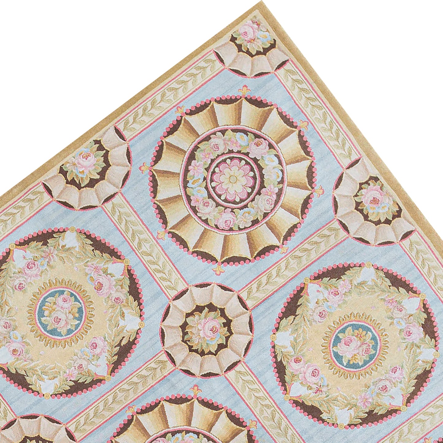 RENAISSANCE SAVONNERIE S-02- GOLD 9' X 12'