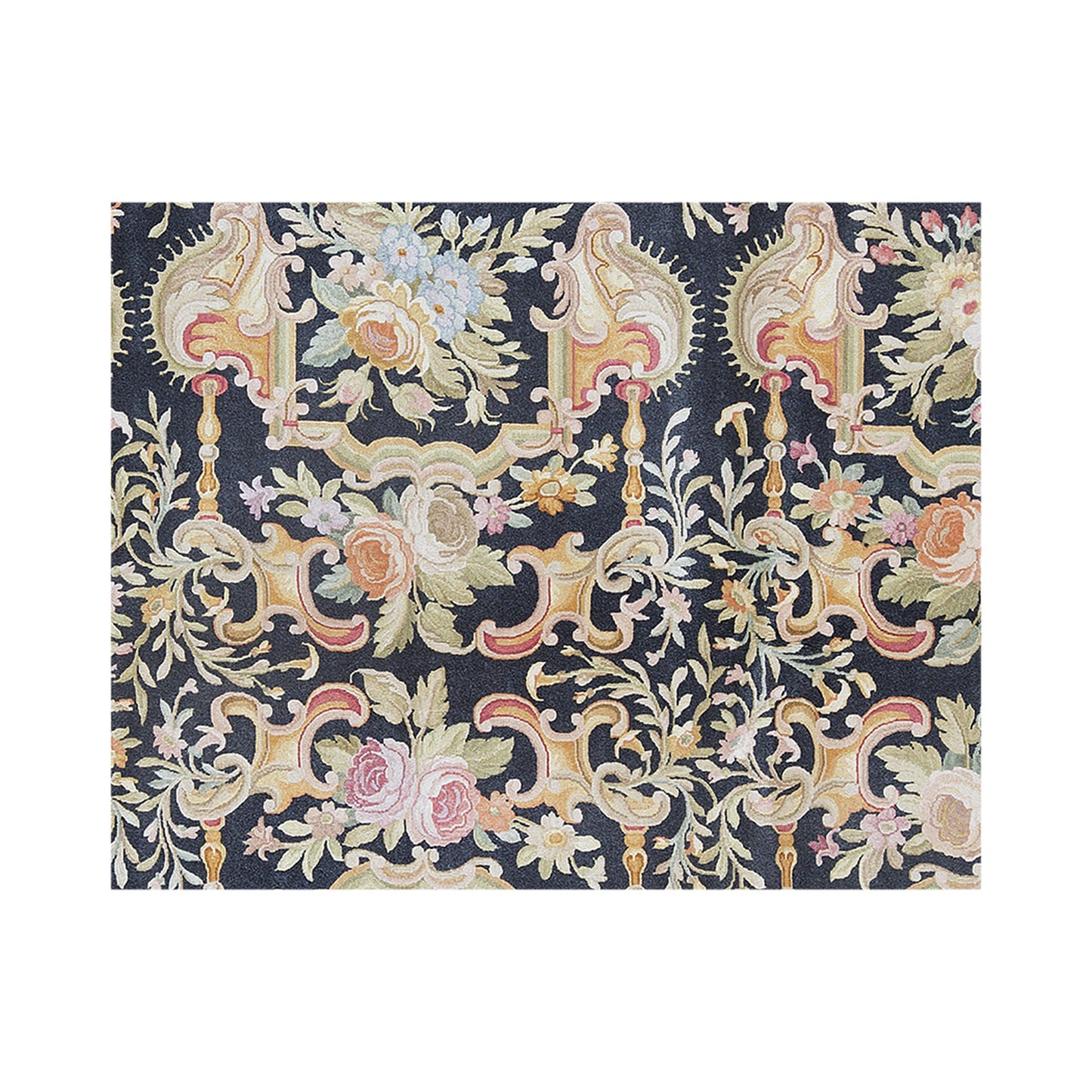 RENAISSANCE SAVONNERIE S138B BLACK 10' X 14'1"
