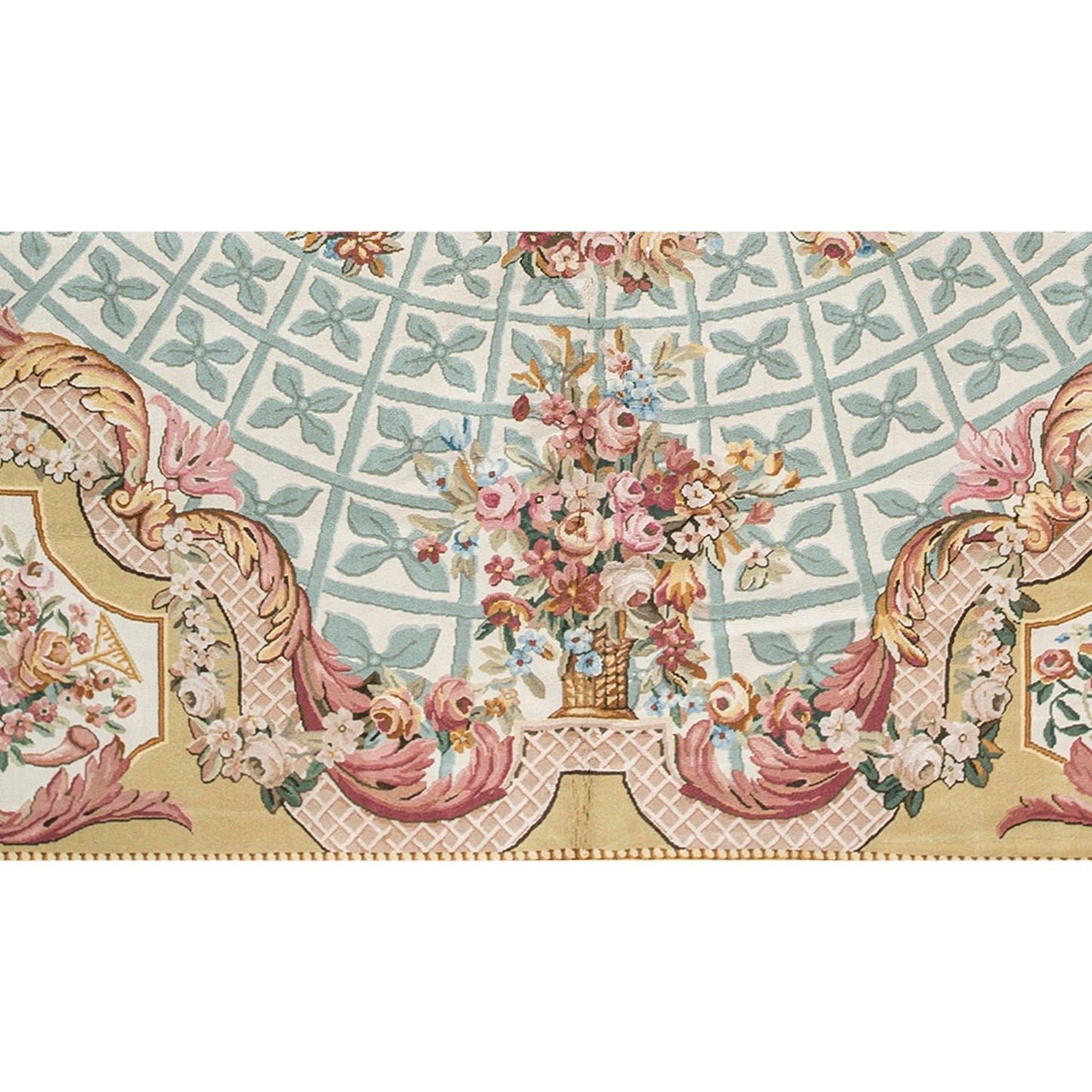 RENAISSANCE SAVONNERIE S-26- IVORY / GOLD 12'7" X 19'11"