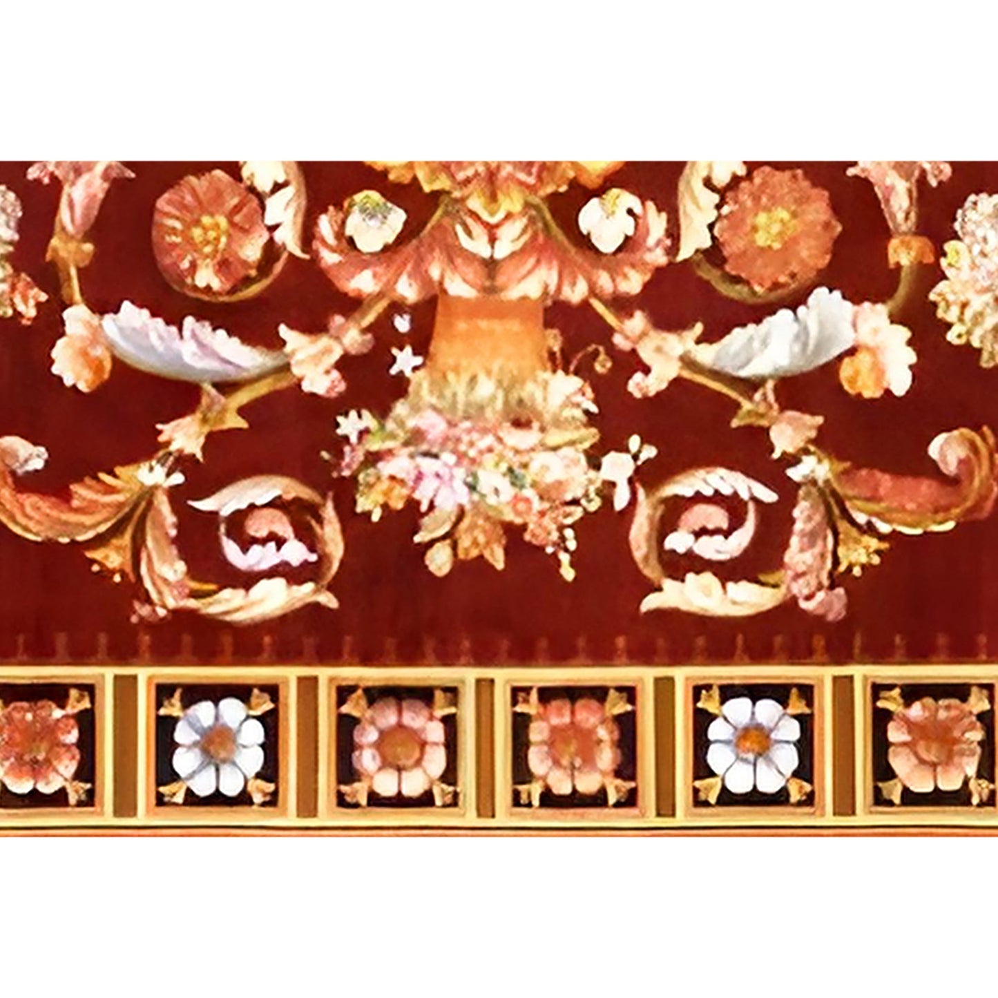 RENAISSANCE SAVONNERIE S131R RED / GOLD 12'1" X 15'7"