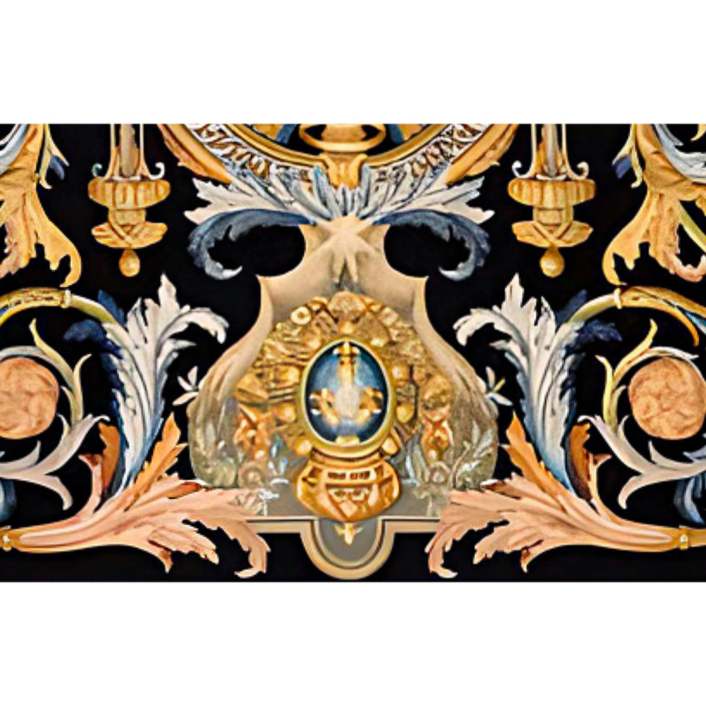 RENAISSANCE SAVONNERIE S191B BLACK / GOLD 14' X 20'1"