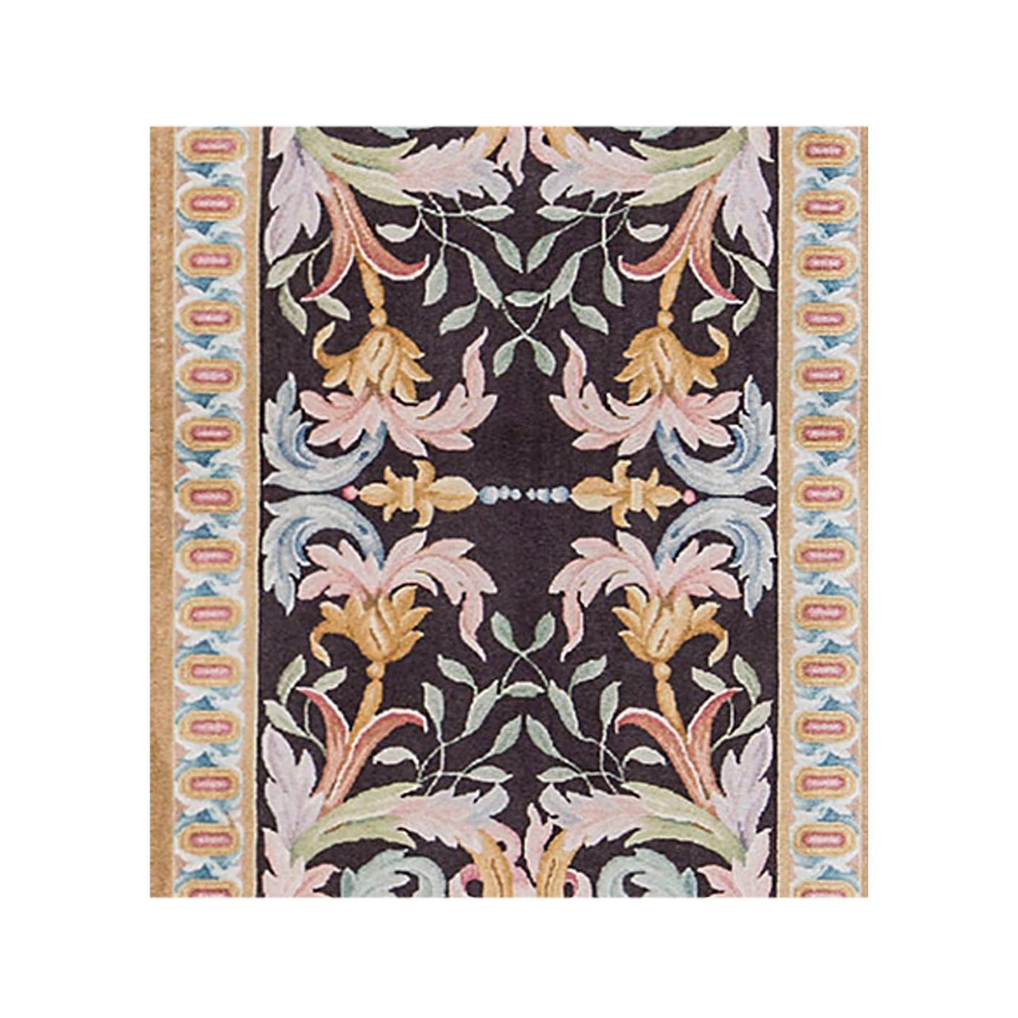 RENAISSANCE SAVONNERIE S179O BROWN / GOLD 2'10" X 18'