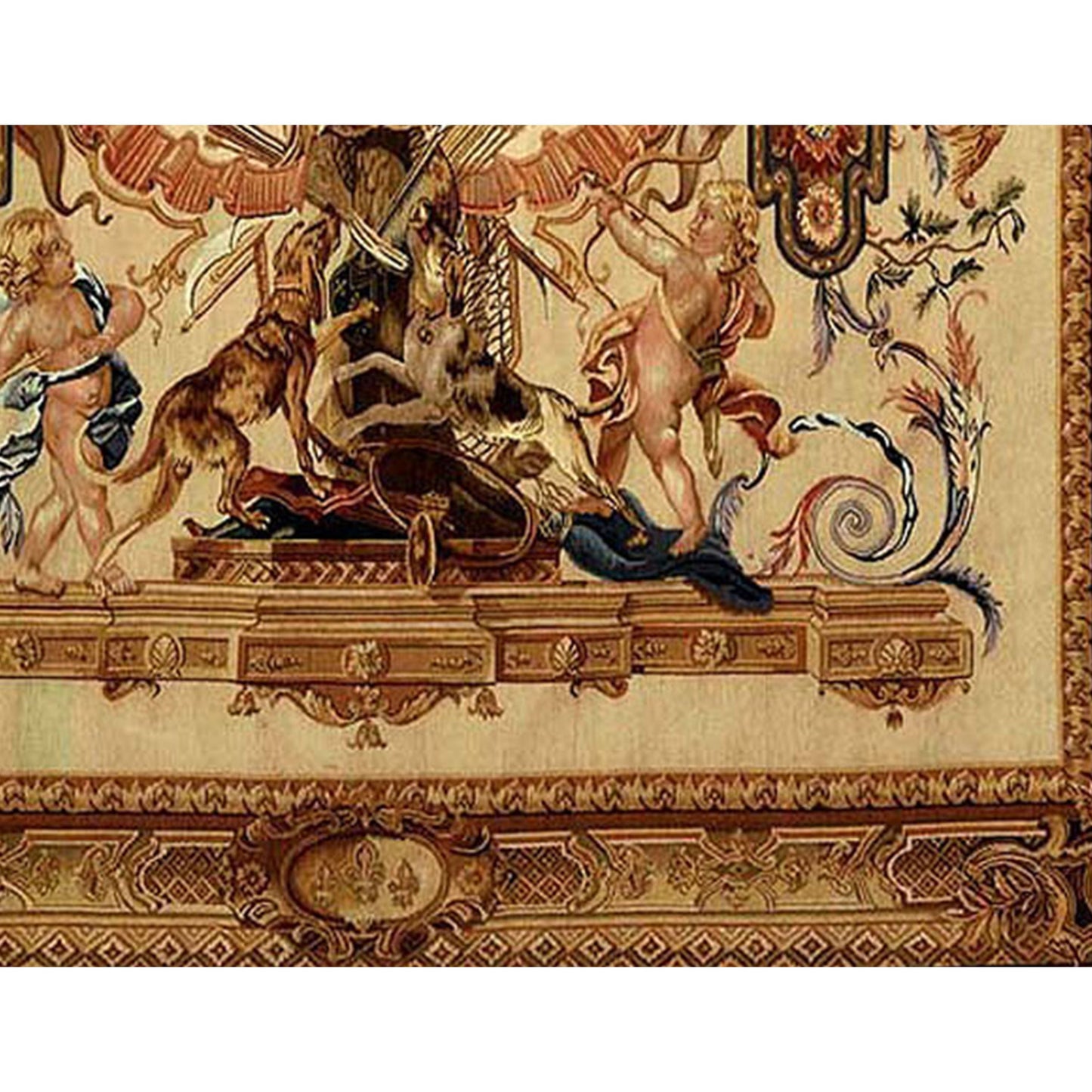 TAPESTRY RENAISSANCE 2245I IVORY / GOLD 6'1" X 8'1"