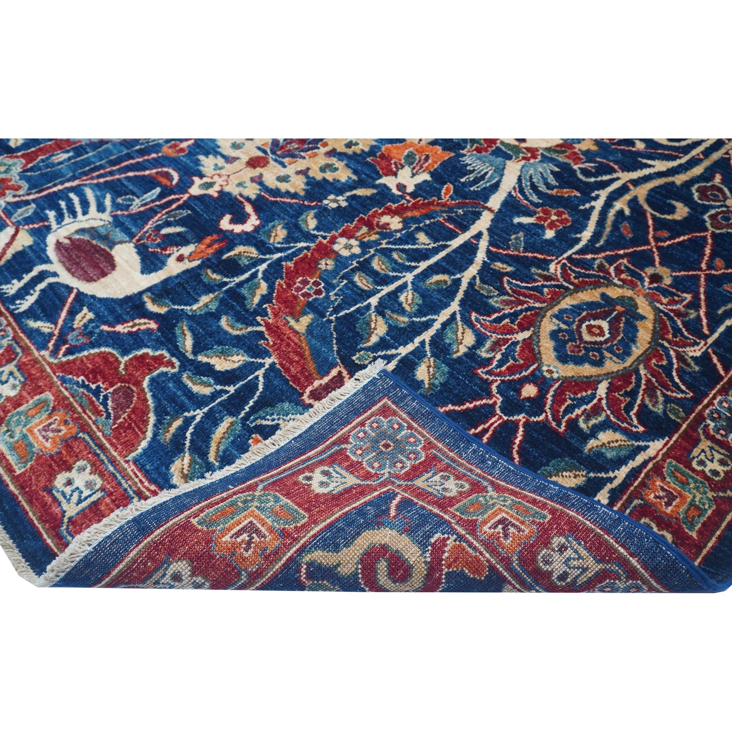 ARYANA ARYAN NAVY / RED 9'9" X 13'5"