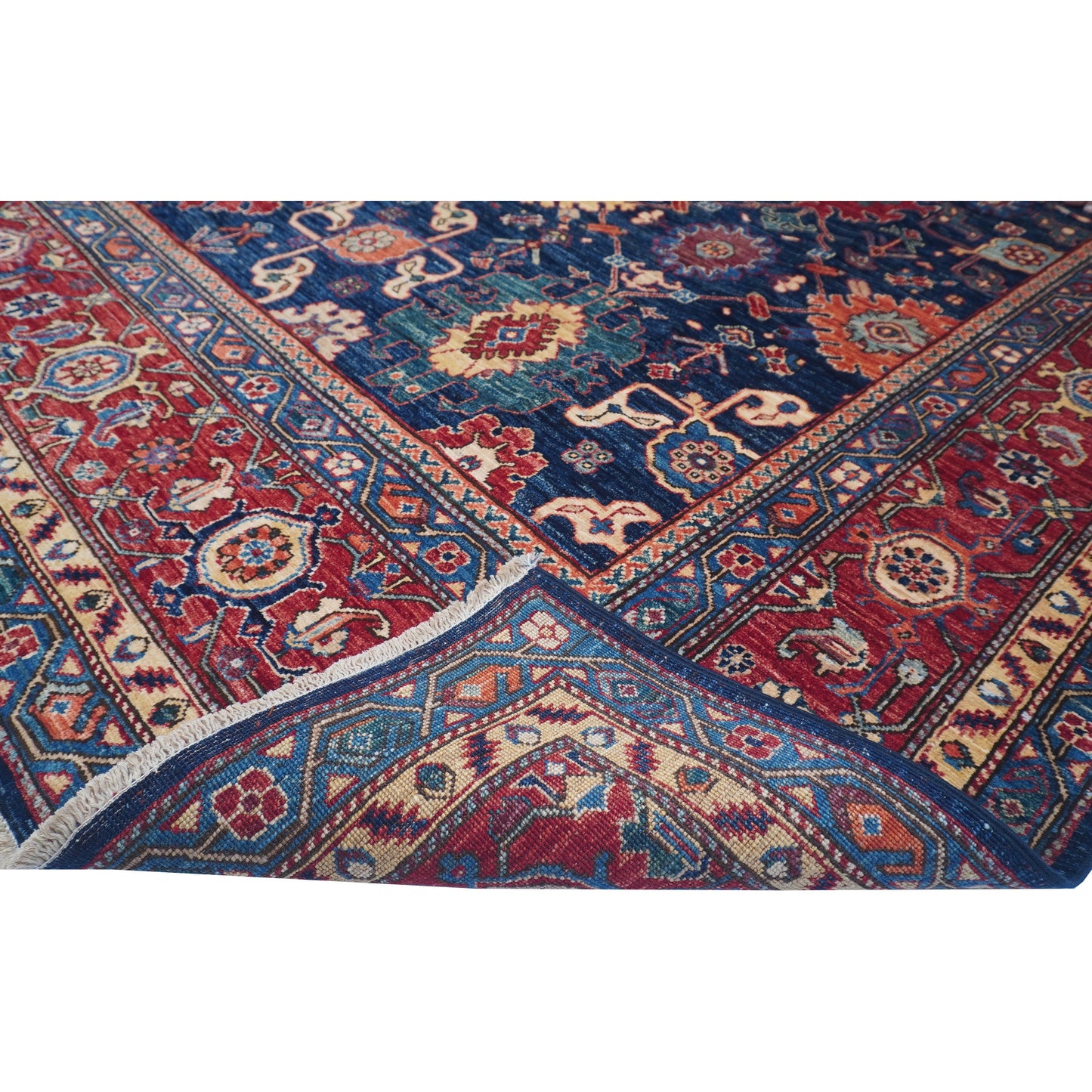 ARYANA ARYAN BLUE / RED 8'11" X 12'10"