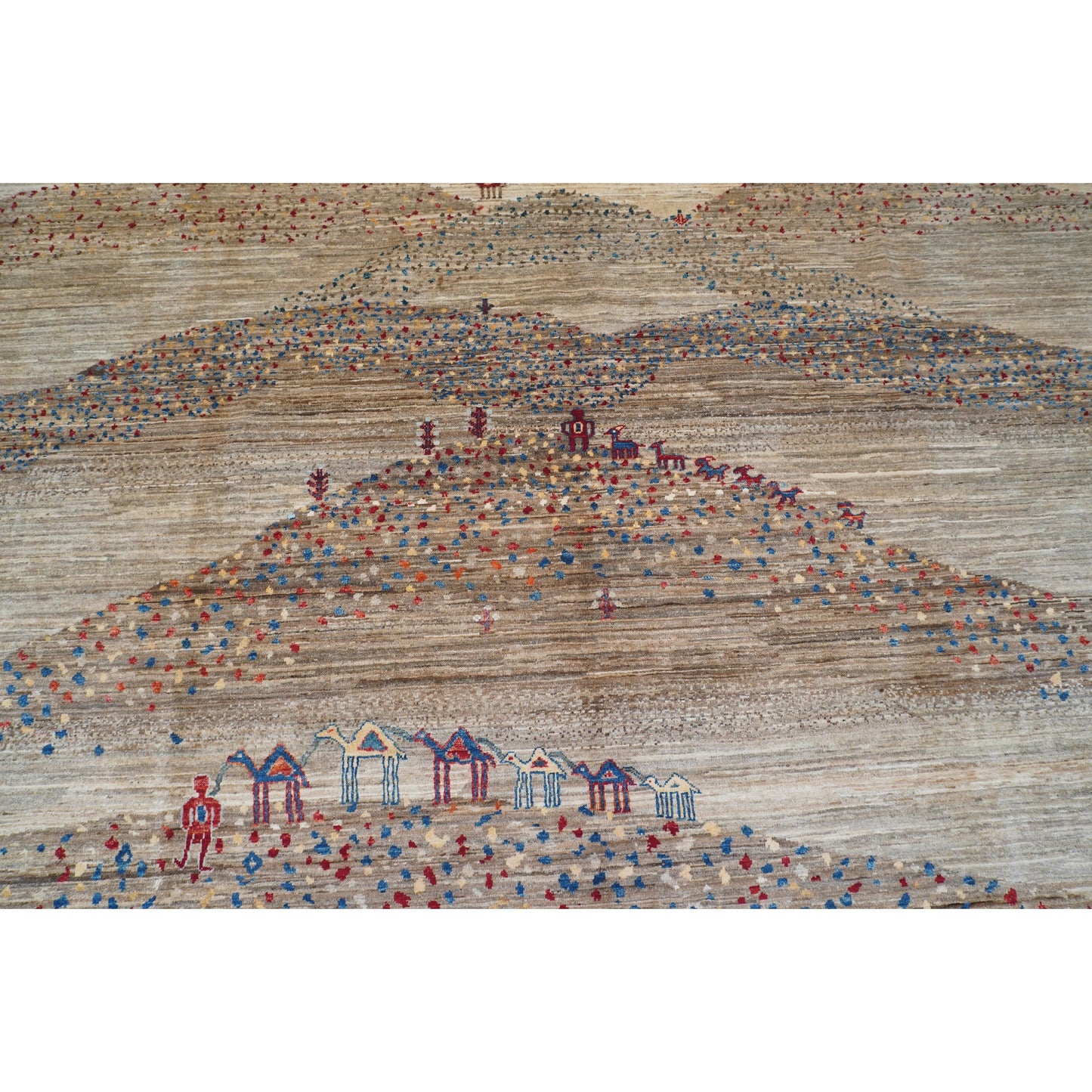 ARYANA GABEH CAMEL / MULTI 7'10" X 9'7"