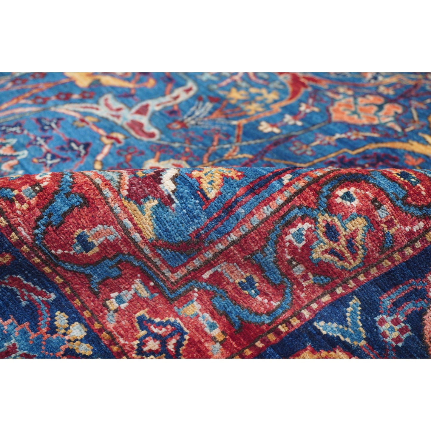 ARYANA ARYAN LIGHT BLUE / NAVY 5'11" X 8'4"