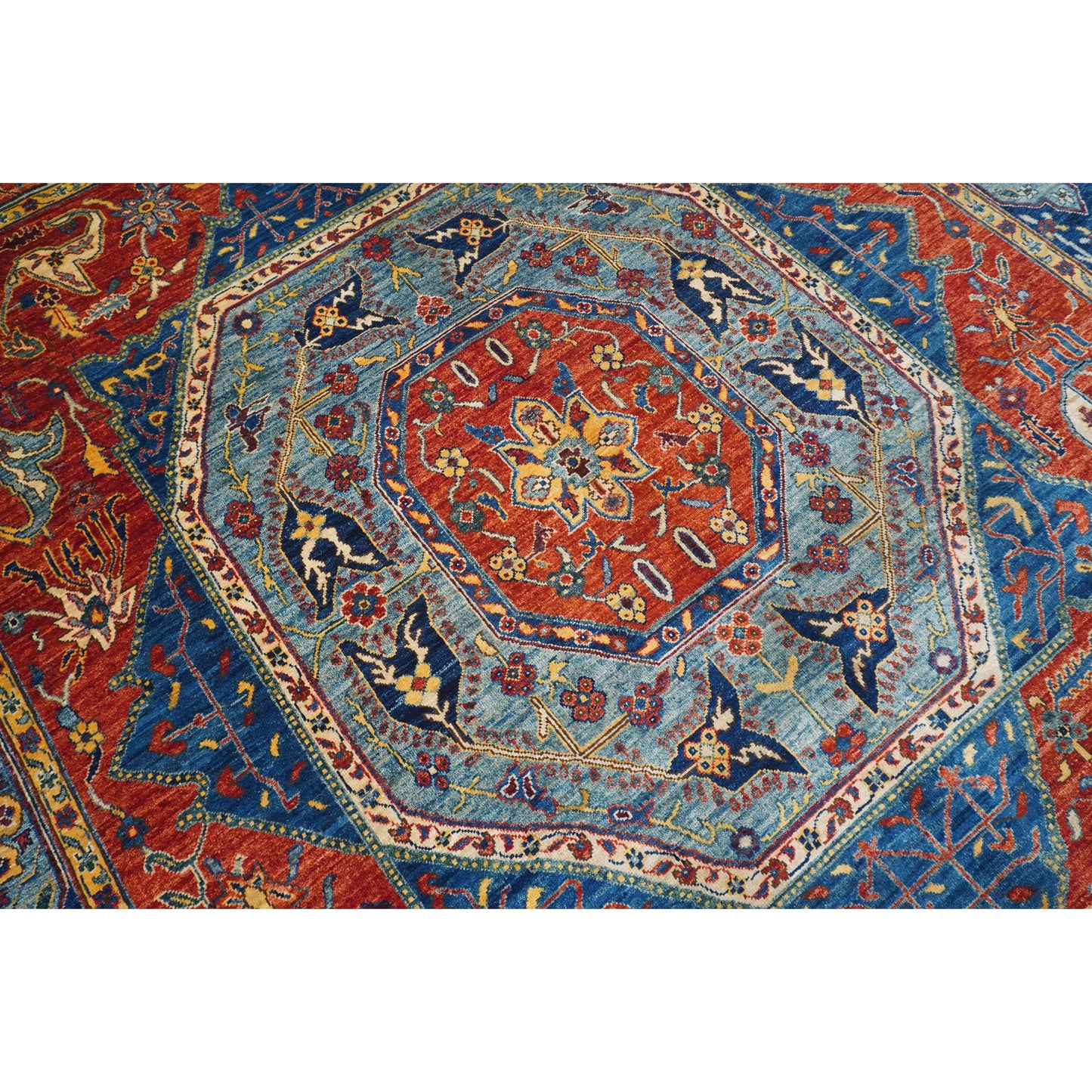 ARYANA MAMLU RED / BLUE 8'11" X 12'1"