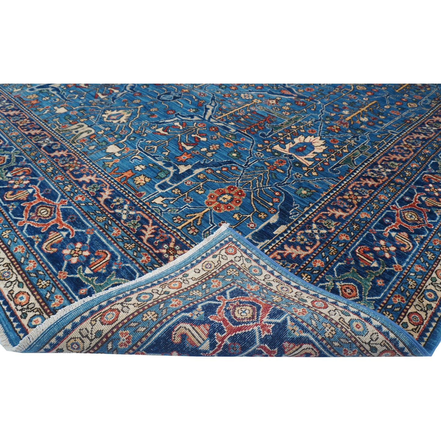 ARYANA ARYAN LIGHT BLUE / NAVY 8'1" X 9'10"