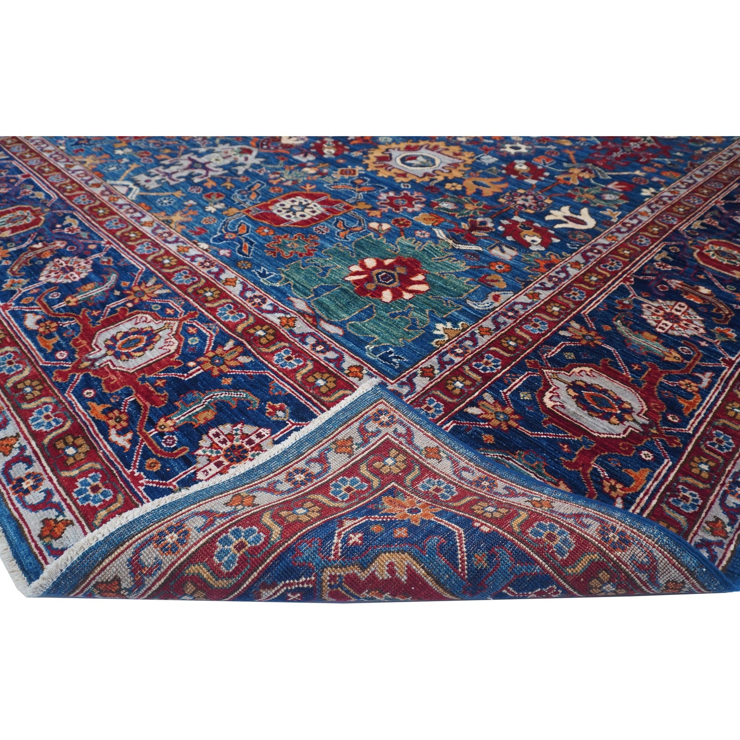 ARYANA ARYAN LIGHT BLUE / NAVY 8'10" X 12'1"