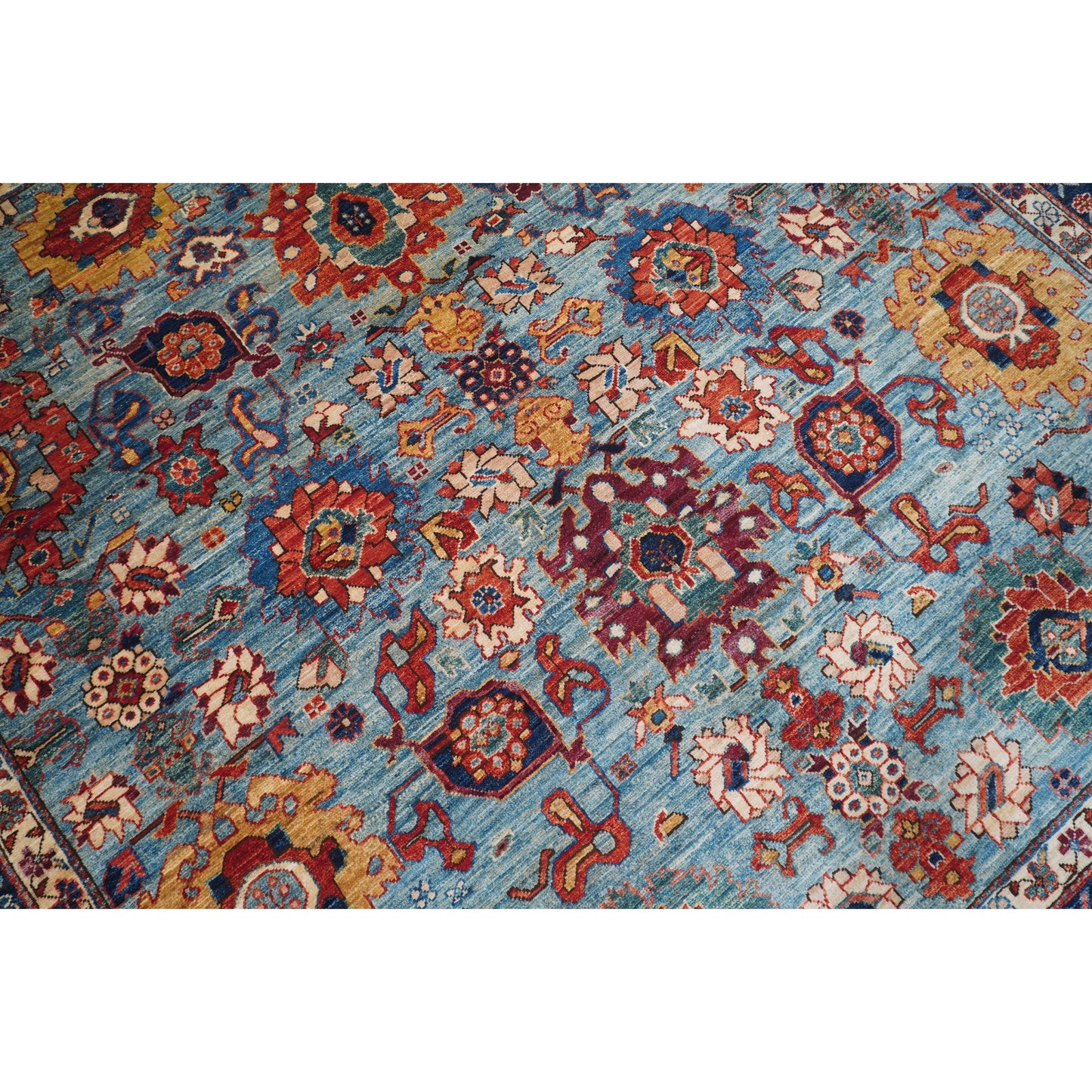 ARYANA ARYAN LIGHT BLUE / NAVY 7'10" X 8'2"