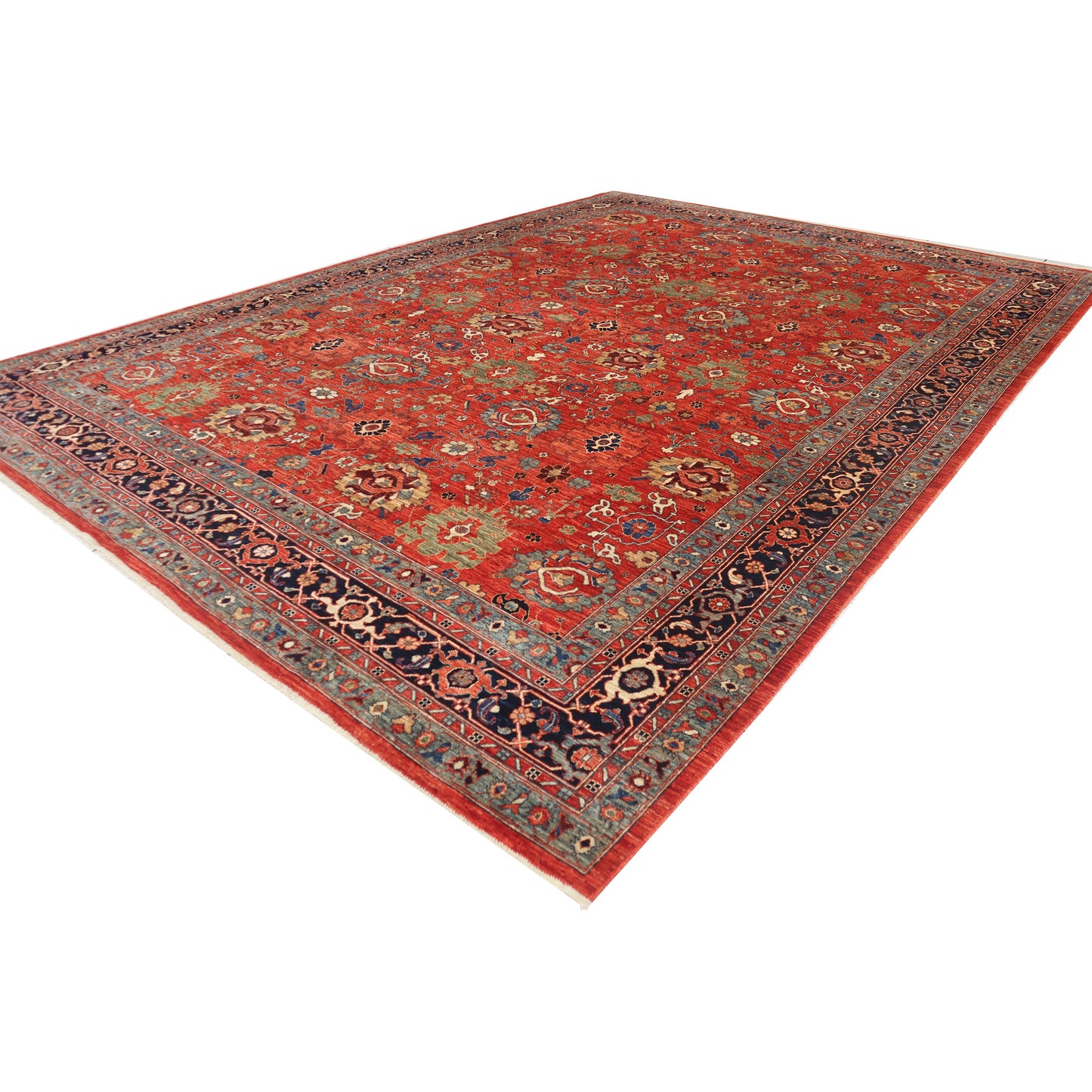 ARYANA ARYAN RUST / NAVY 10'4" X 14'5"
