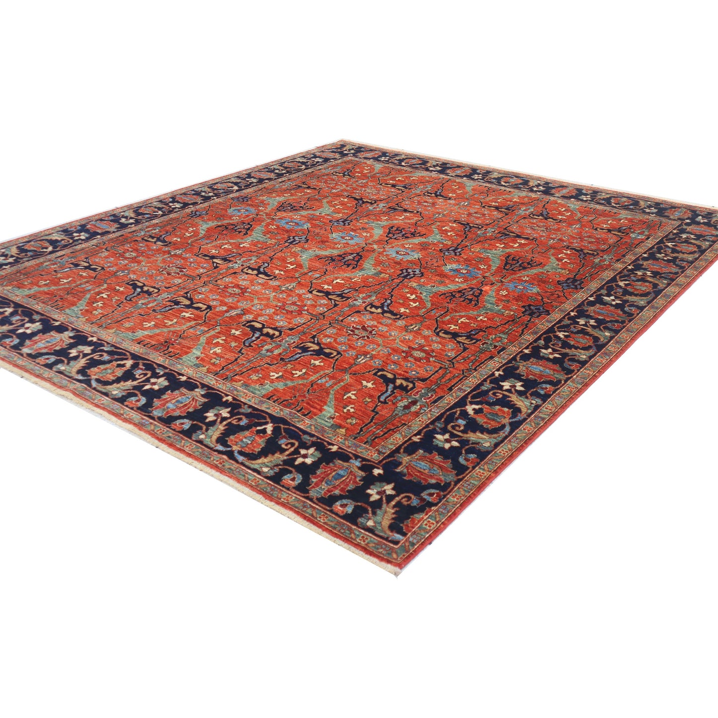 ARYANA ARYAN RUST / NAVY 8'4" X 9'8"