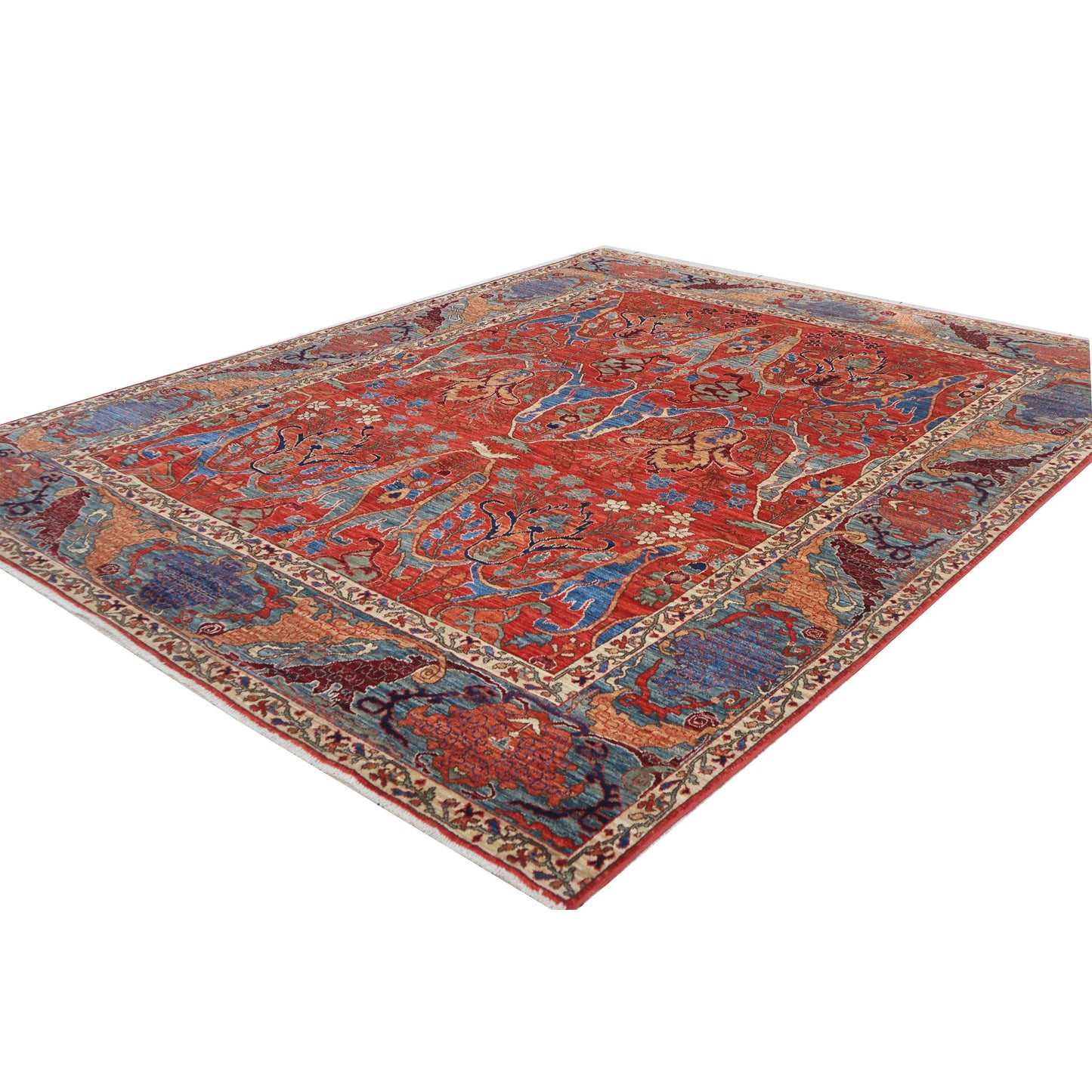 ARYANA ARYAN RUST / GREEN 8'1" X 10'4"
