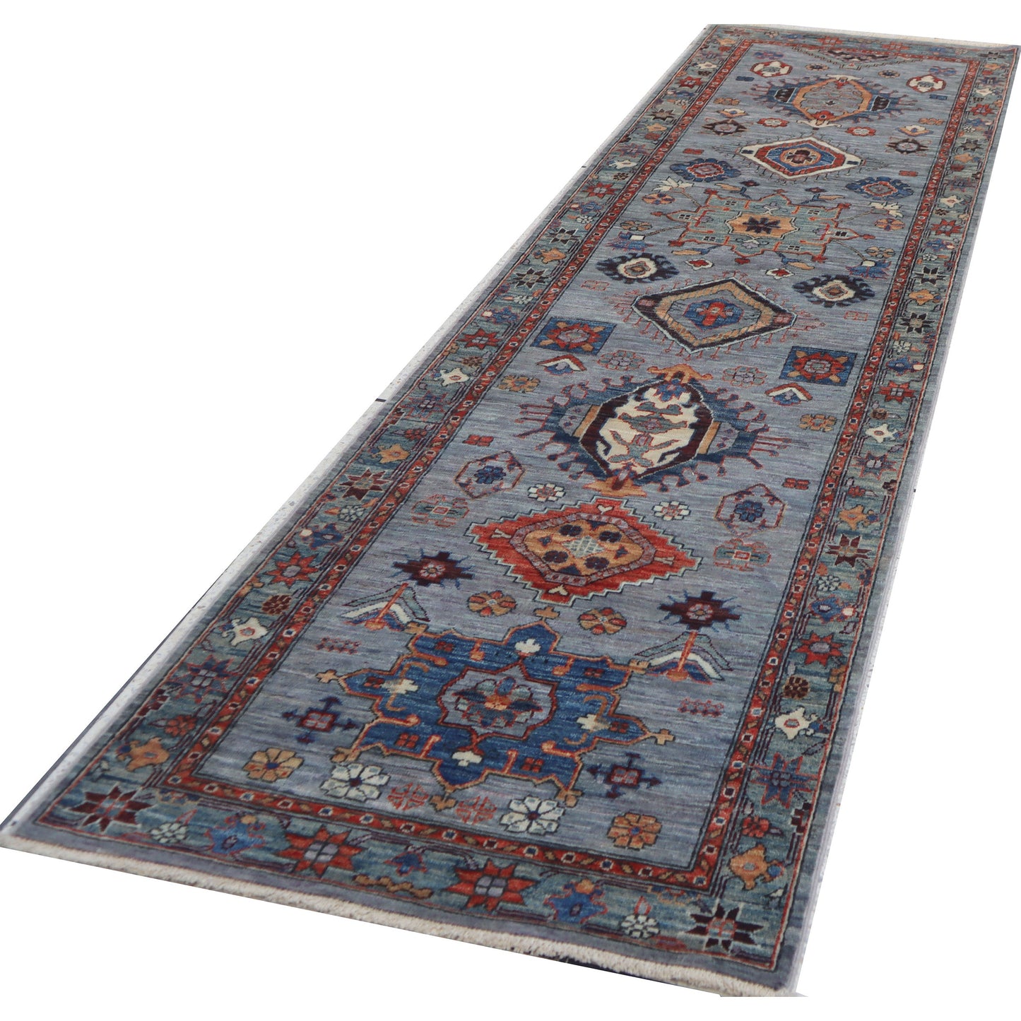 ARYANA ARYAN GREY / GREEN 2'8" X 9'9"