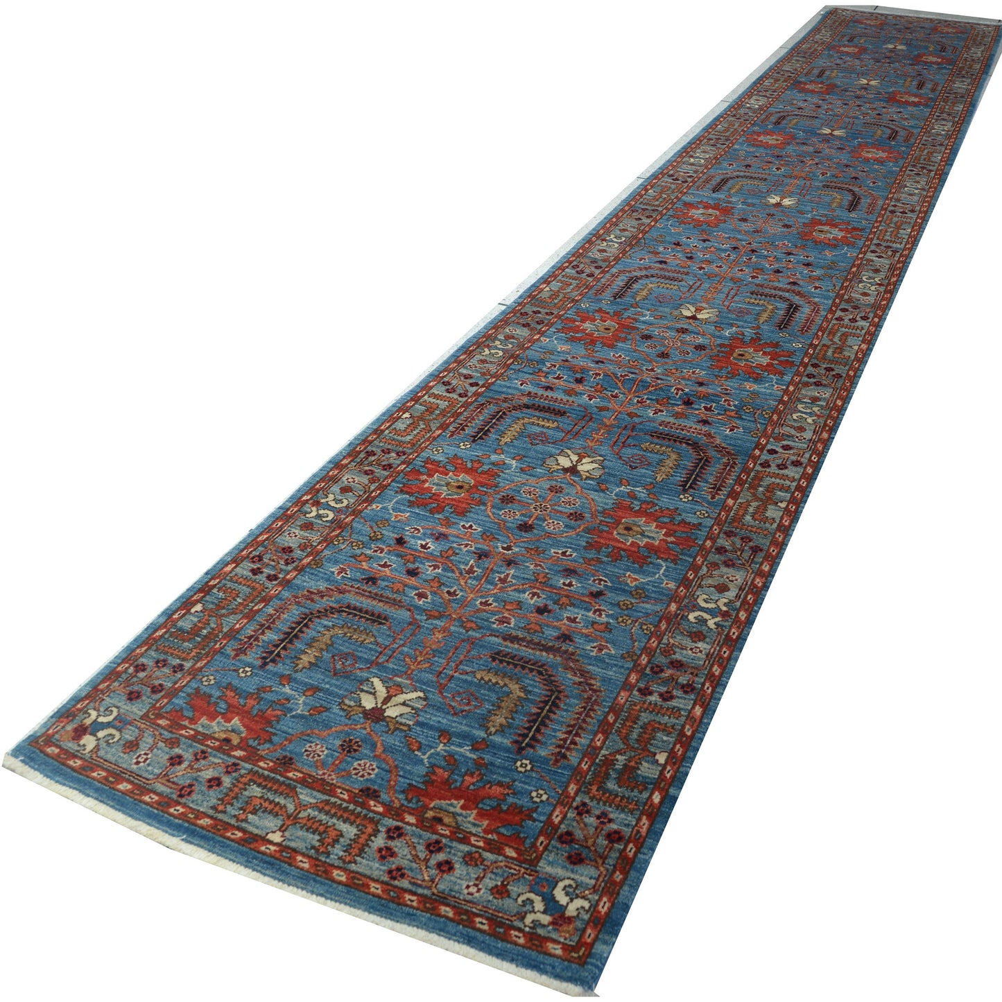 ARYANA ARYAN BLUE / GREEN 2'10" X 17'9"