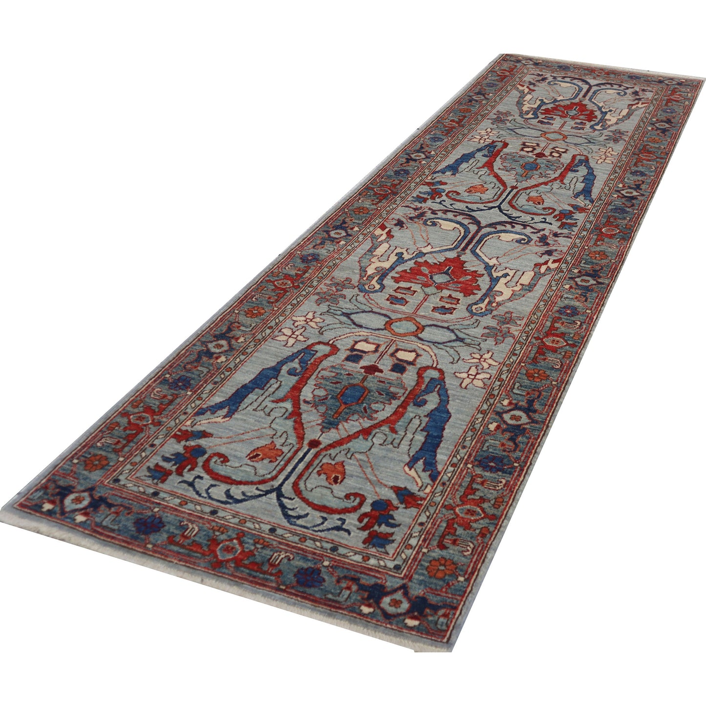 ARYANA ARYAN GREY / GREEN 2'8" X 9'9"
