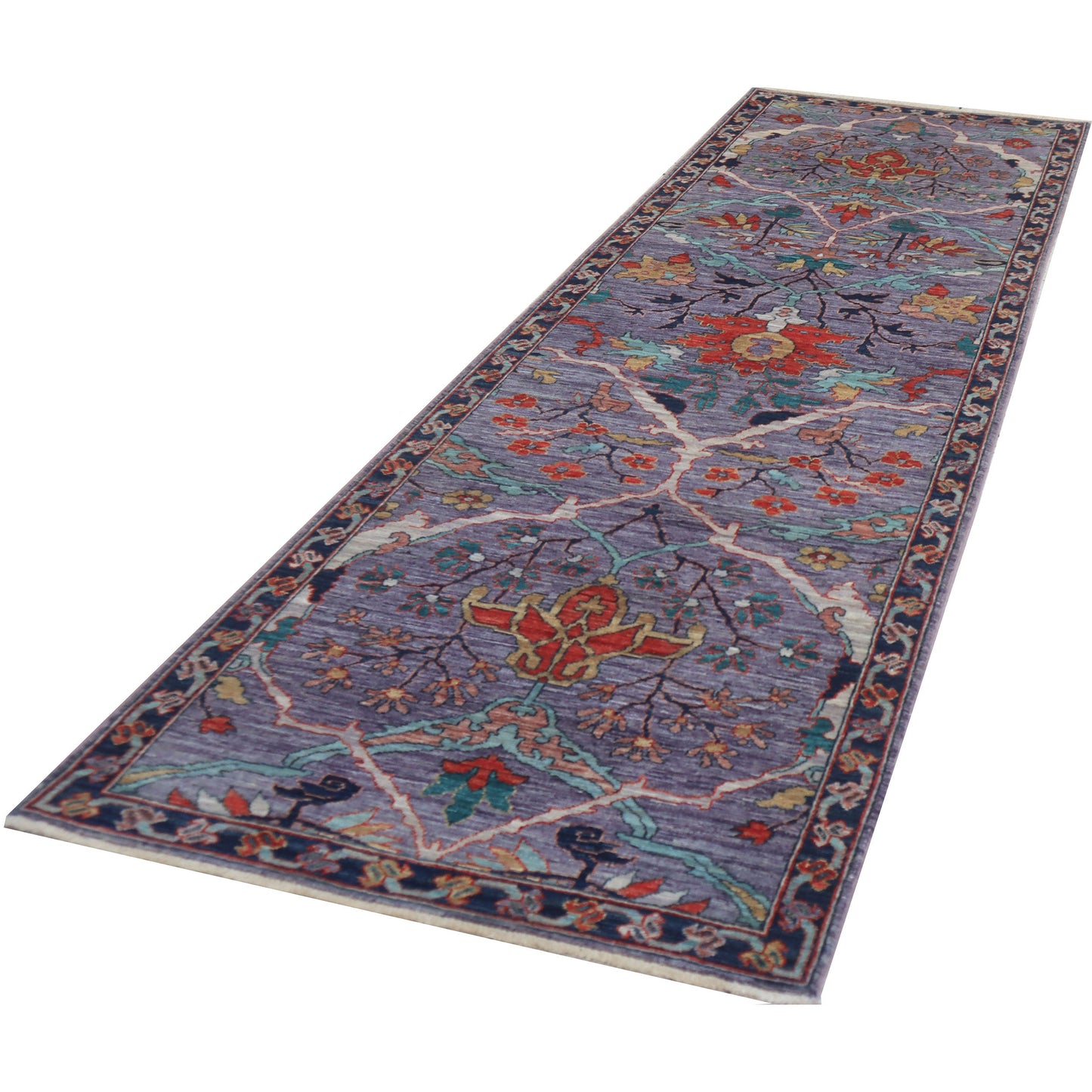ARYANA ARYAN PURPLE / NAVY 3'1" X 10'