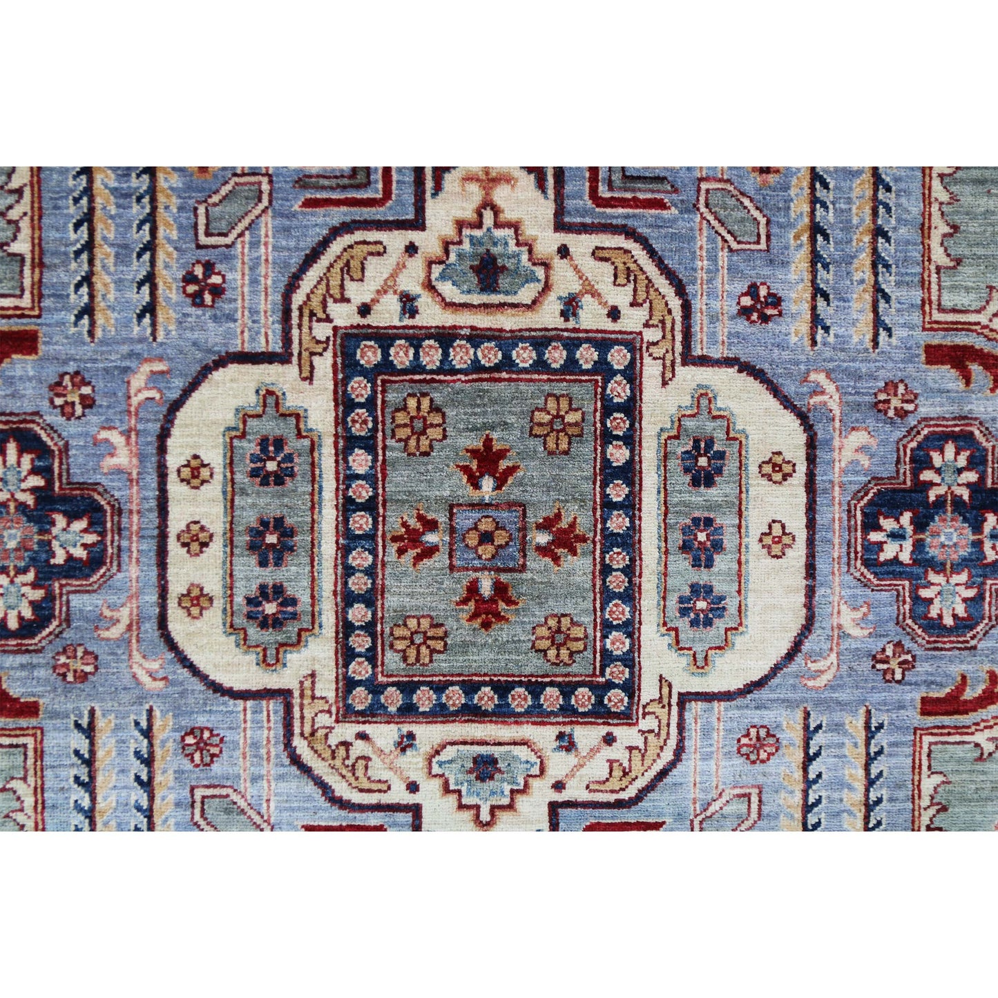 ARYANA ARYAN GREEN / LIGHT BLUE 9'10" X 13'8"