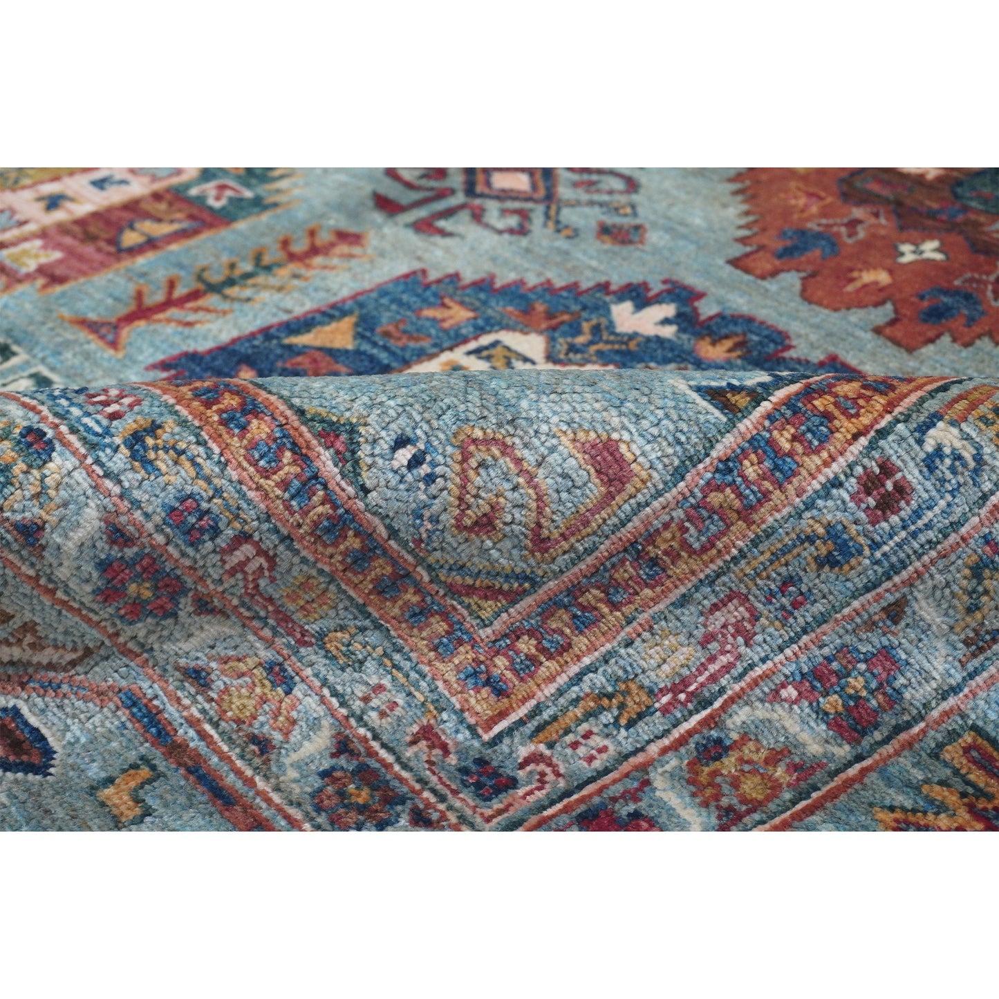 ARYANA ARYAN LIGHT BLUE / MULTI 8'9" X 12'1"