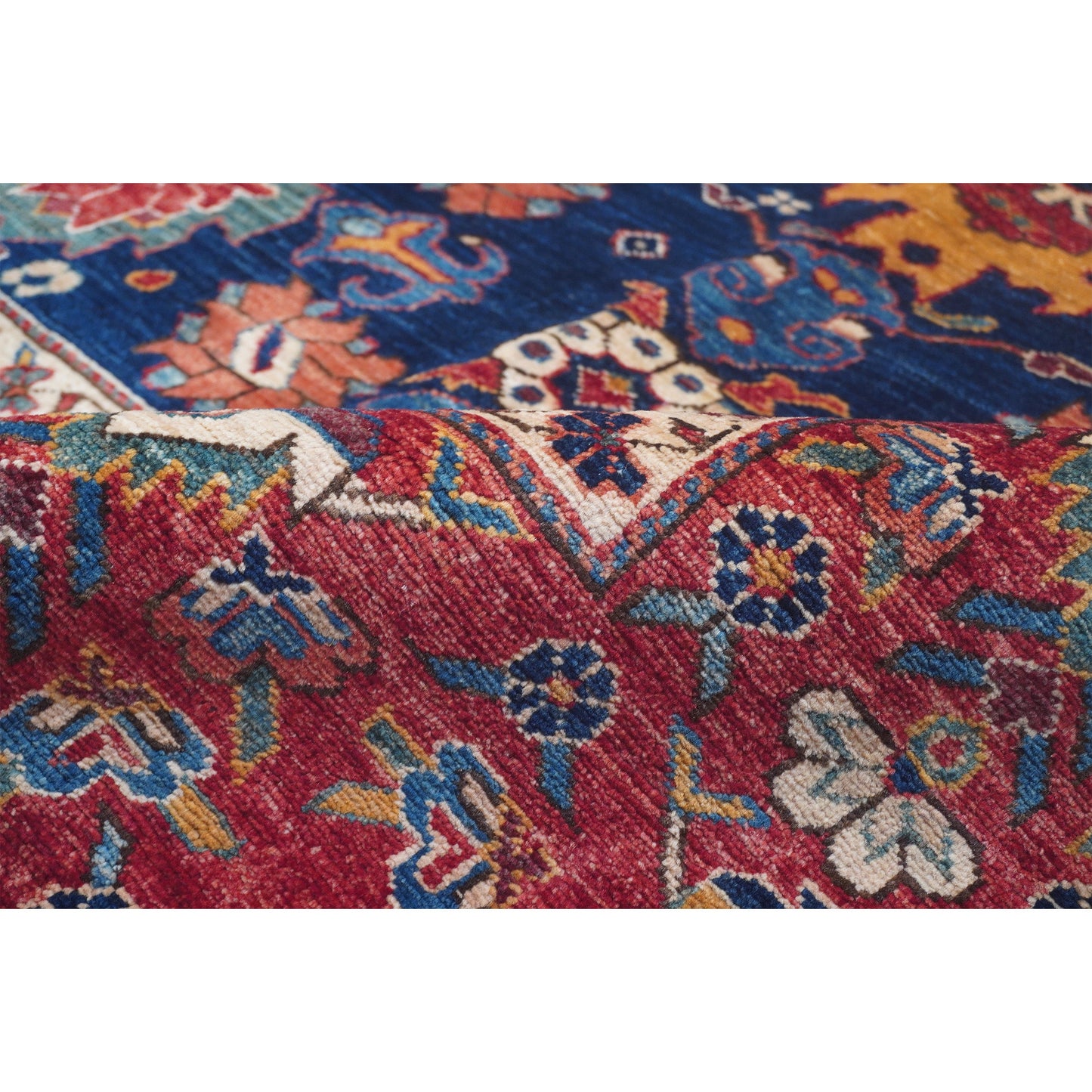ARYANA ARYAN BLUE / RED 8'10" X 11'6"