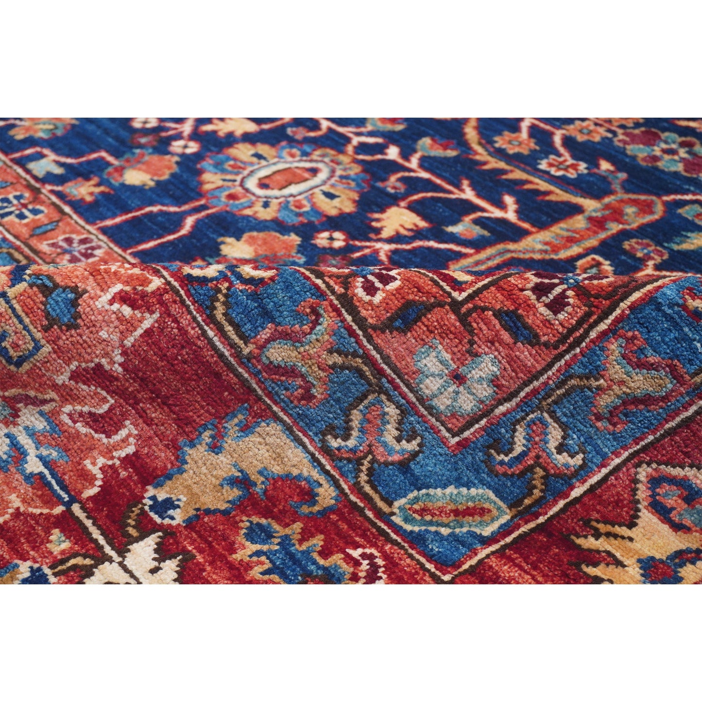 ARYANA ARYAN BLUE / RED 9'10" X 13'8"