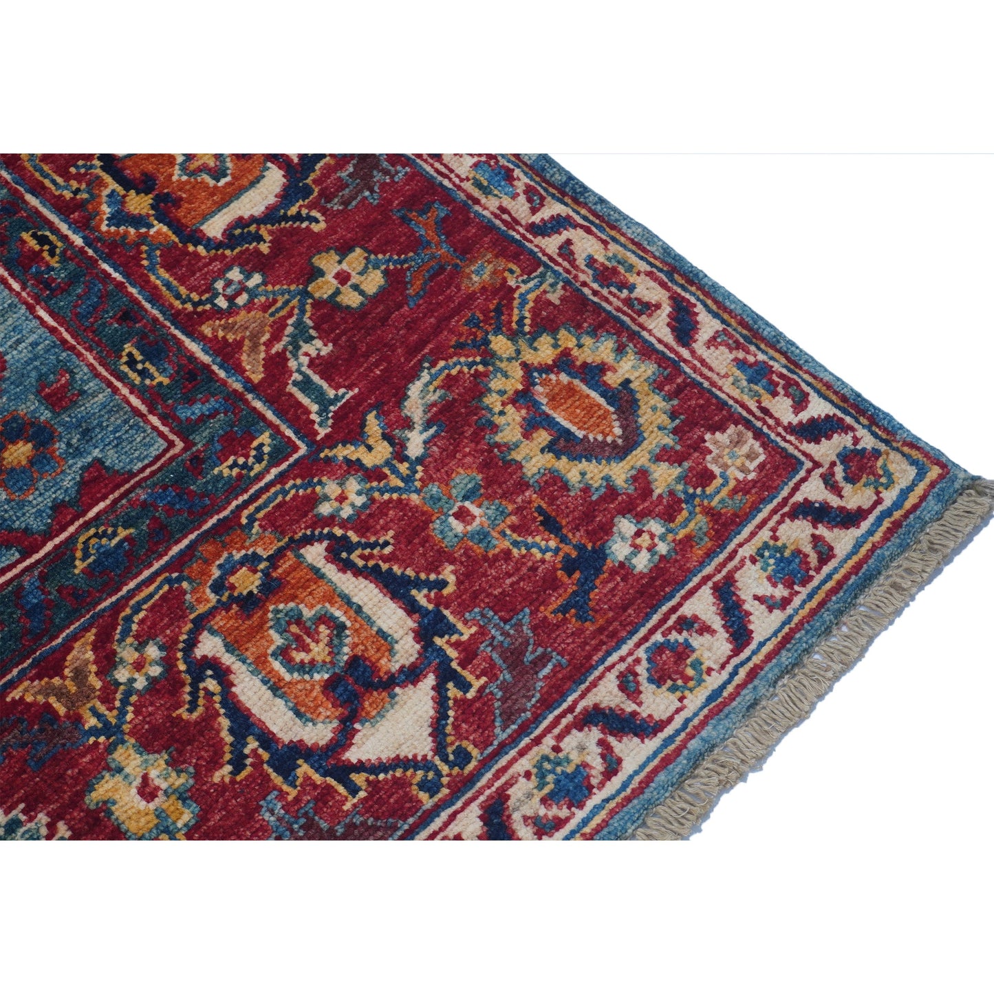 ARYANA ARYAN BLUE / RED 8' X 9'11"