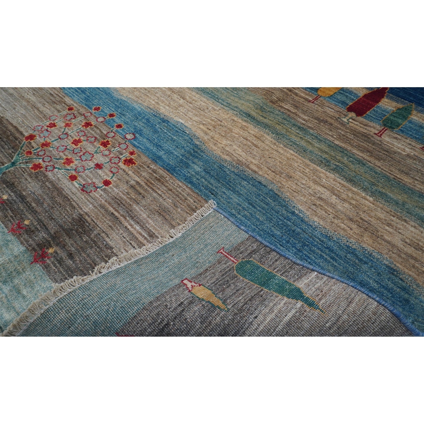 ARYANA GABEH BLUE / MULTI 8' X 9'8"