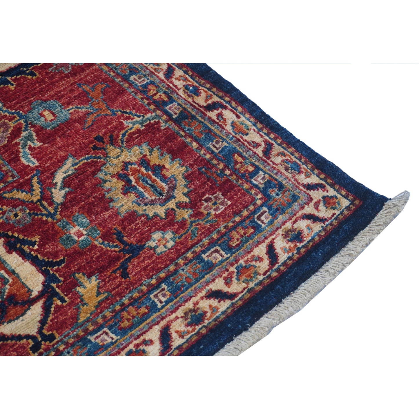 ARYANA ARYAN BLUE / RED 9'9" X 13'6"