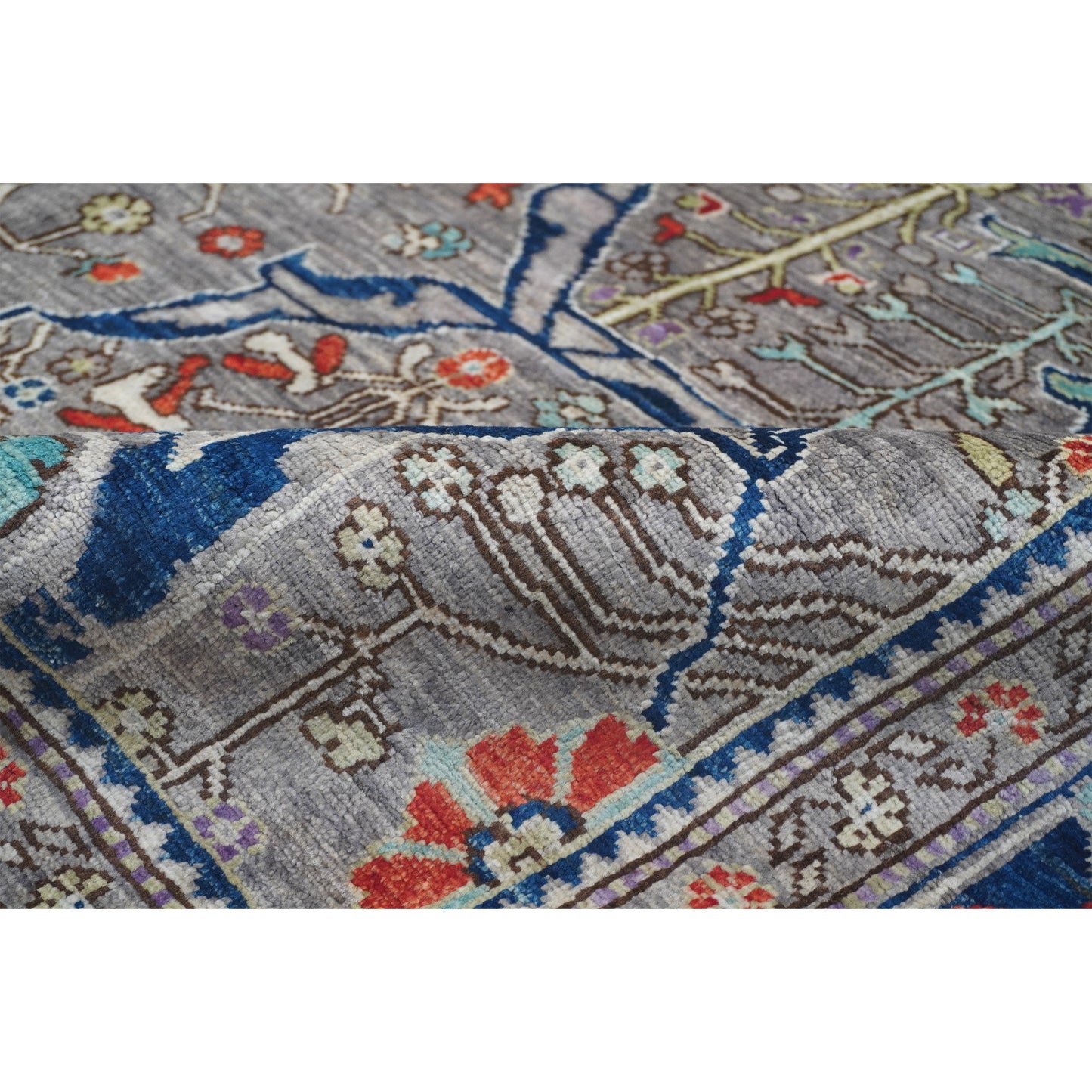 ARYANA SAMAR GREY / BLUE 5'11" X 9'3"