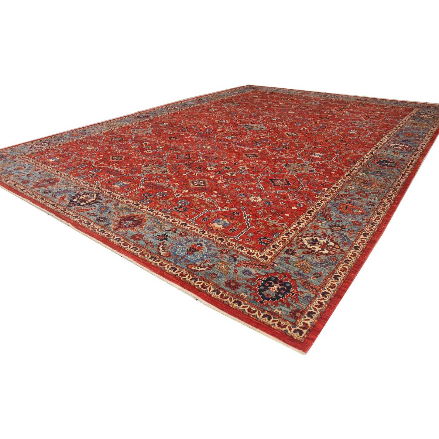 ARYANA ARYAN RUST / GREEN 13'11" X 19'5"