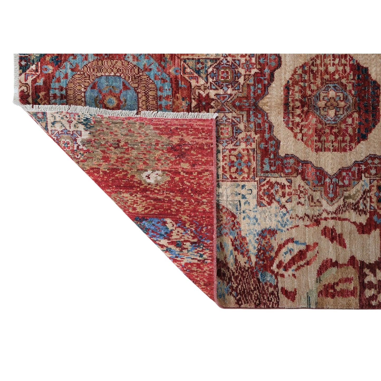 ARYANA ARYAN IVORY / RED 3'11" X 5'9"