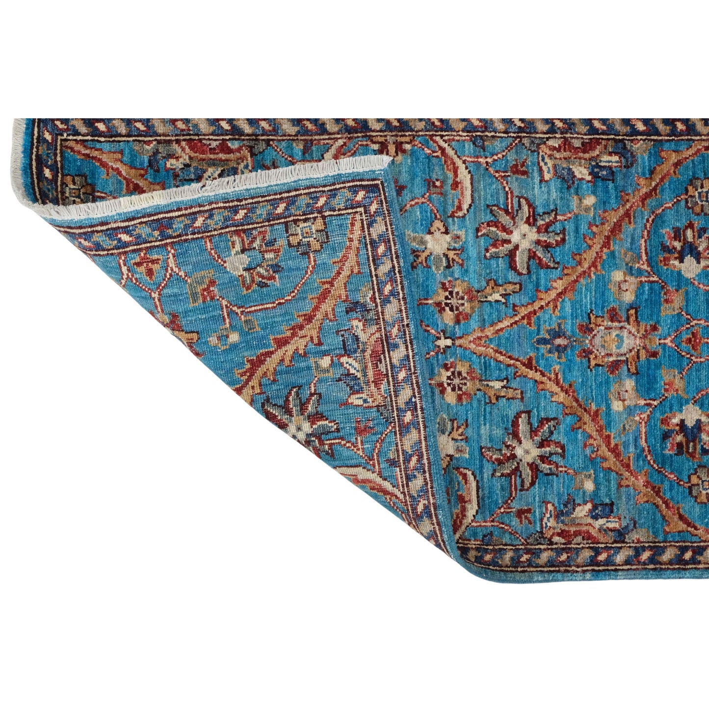 ARYANA ARYAN LIGHT BLUE / NAVY 2'1" X 6'
