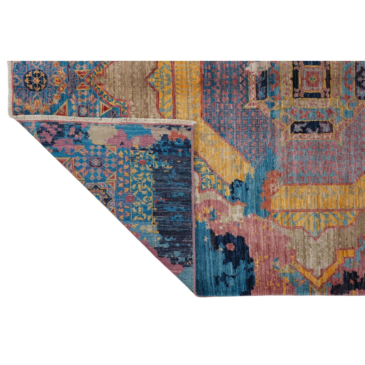 ARYANA ARYAN LIGHT BLUE / NAVY 4'11" X 6'9"