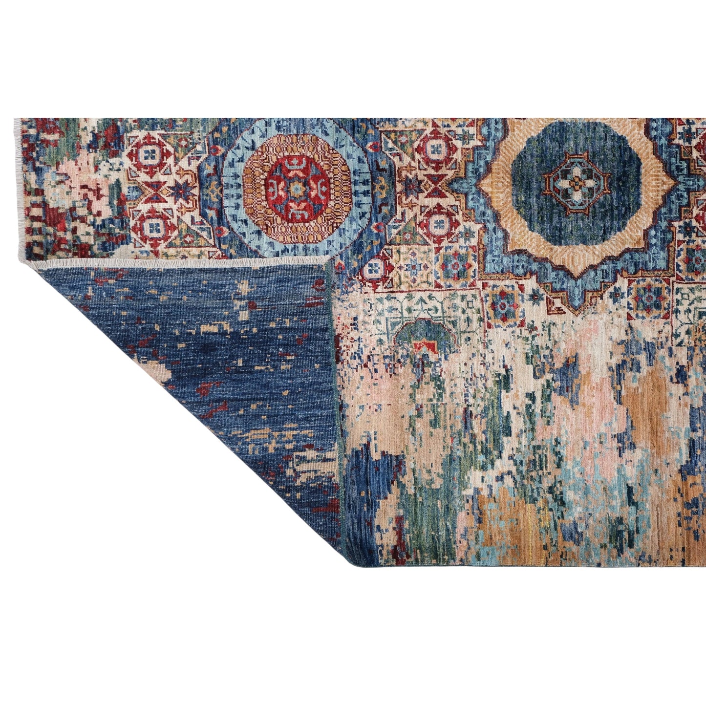 ARYANA ARYAN NAVY / RED 5' X 7'