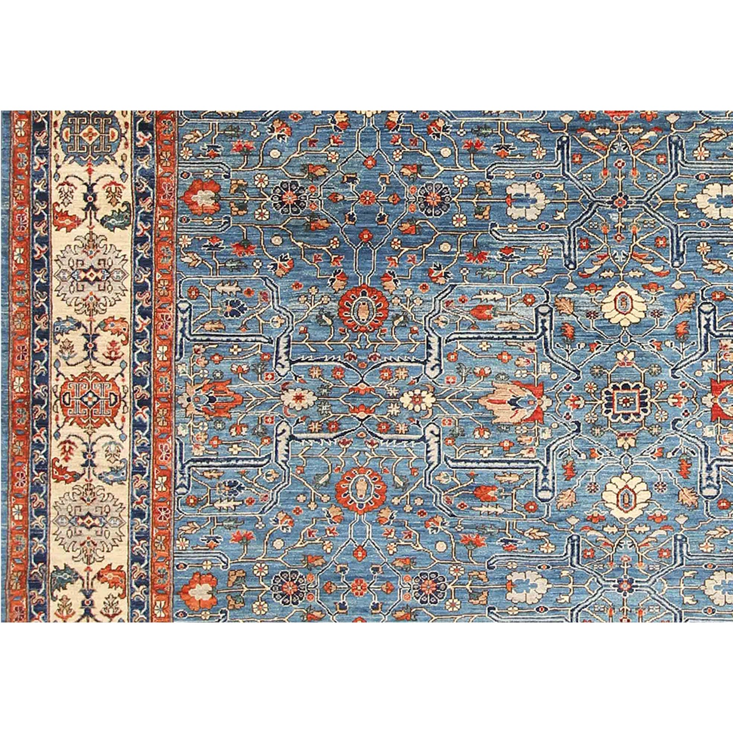 ARYANA ARYAN BLUE / DARK BLUE 9'11" X 13'9"