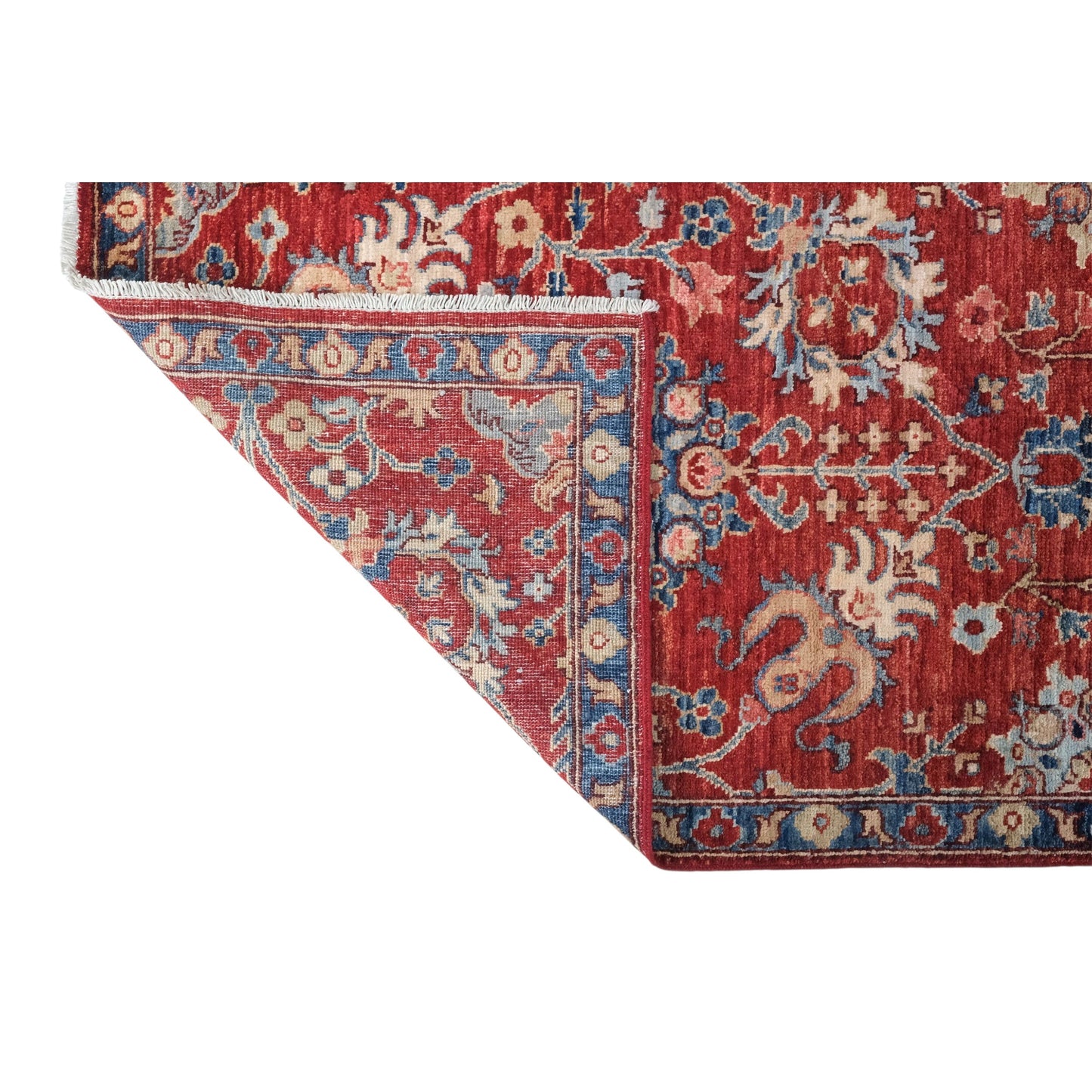 ARYANA ARYAN RED / NAVY 2'6" X 17'5"