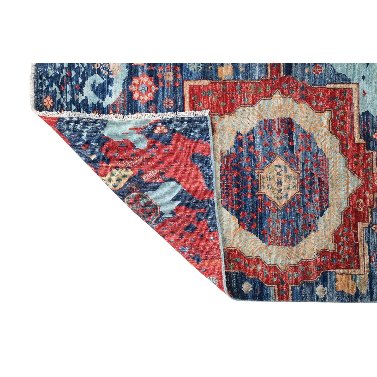 ARYANA ARYAN NAVY / RED 2'7" X 9'6"
