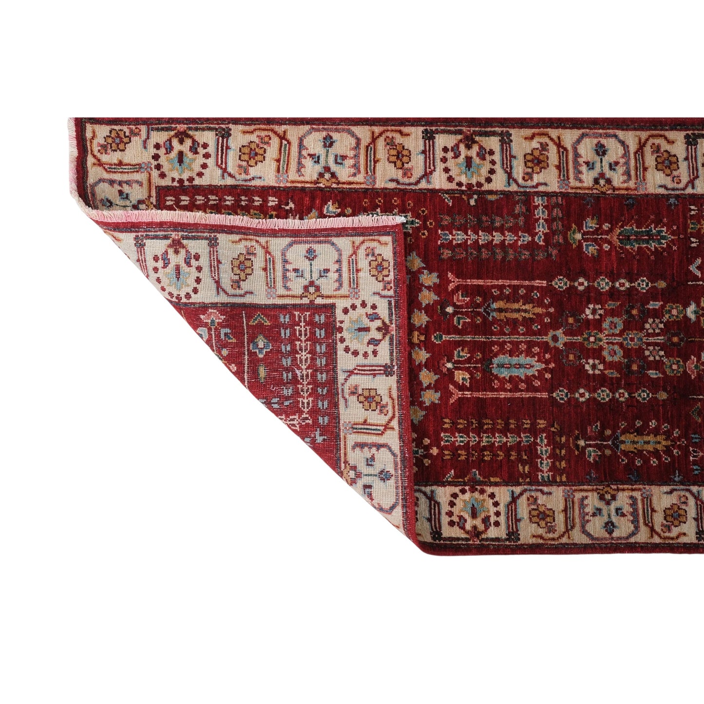ARYANA ARYAN RED / IVORY 2'6" X 11'11"