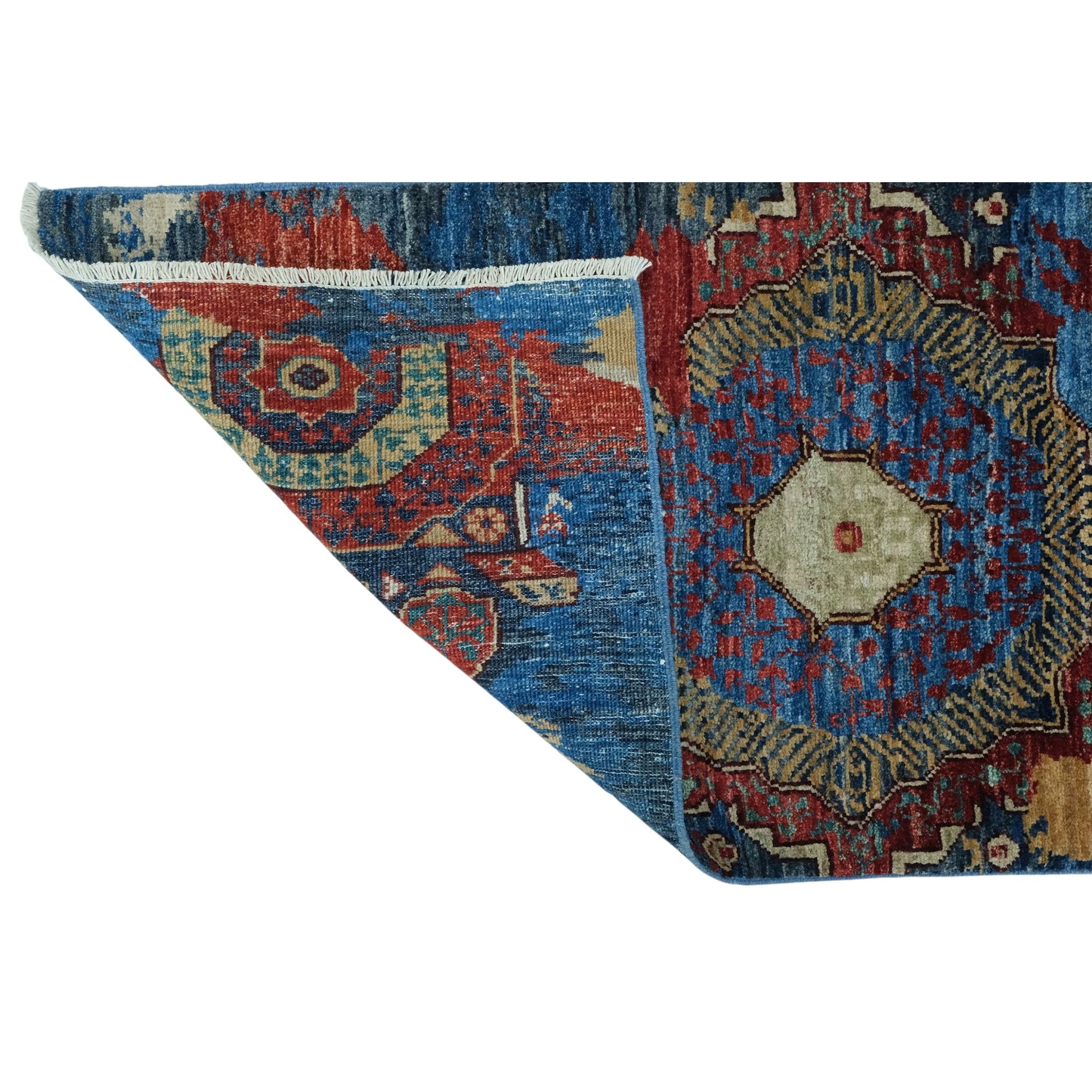 ARYANA ARYAN NAVY / RED 2' X 4'9"