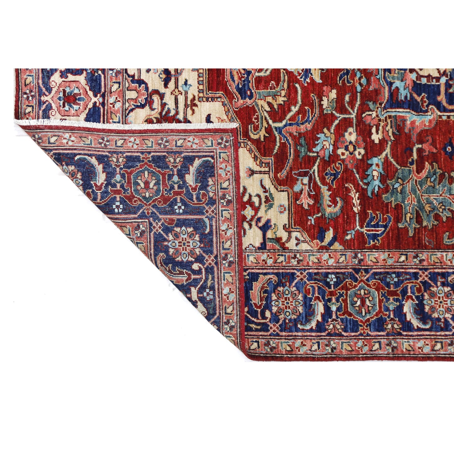 ARYANA ARYAN RED / NAVY 8'1" X 9'11"
