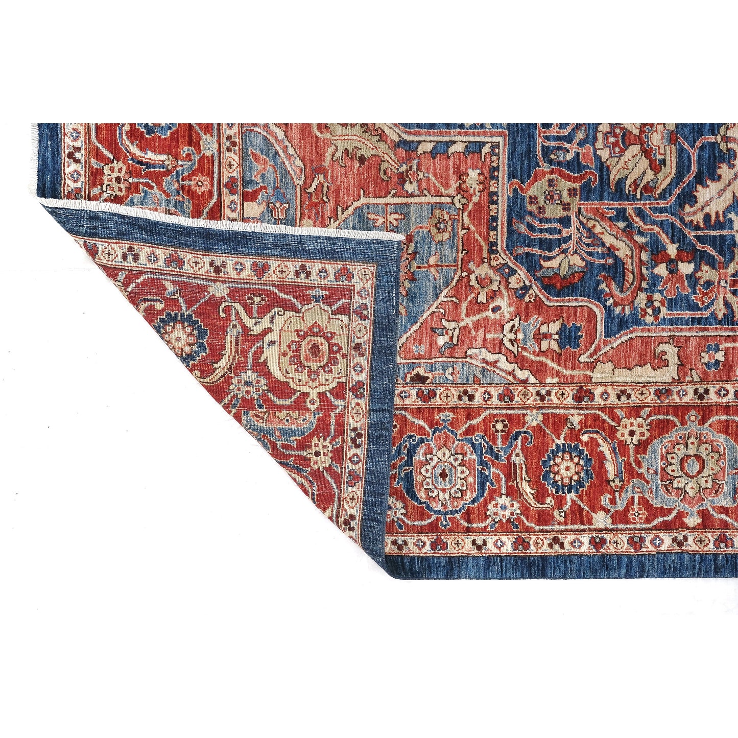 ARYANA ARYAN NAVY / RED 8'10" X 11'9"