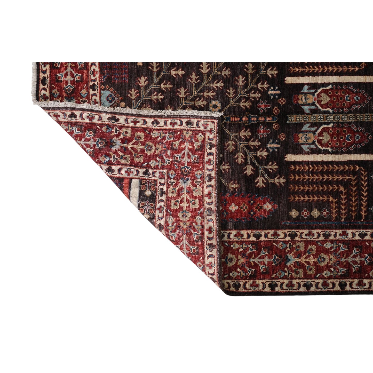ARYANA ARYAN BLACK / RED 3'9" X 16'2"